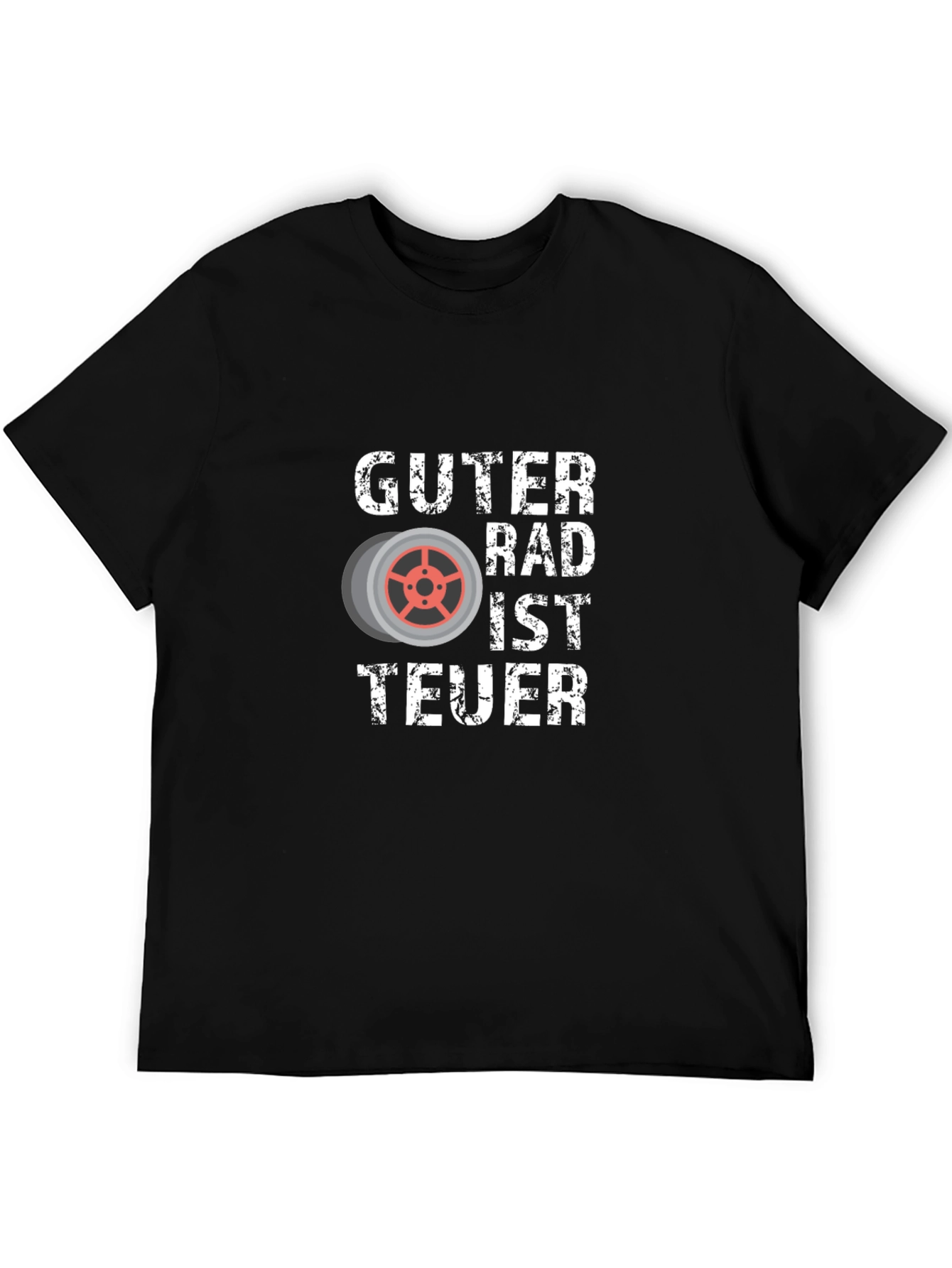 Guter Rad Ist Teuer Black Graphic Tee