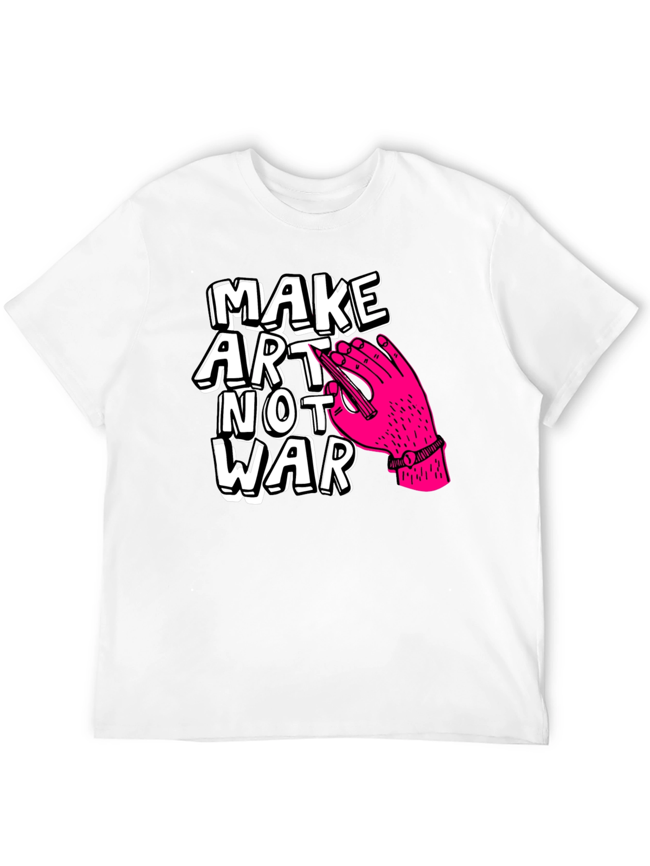 Make Art Not War Graphic Tee