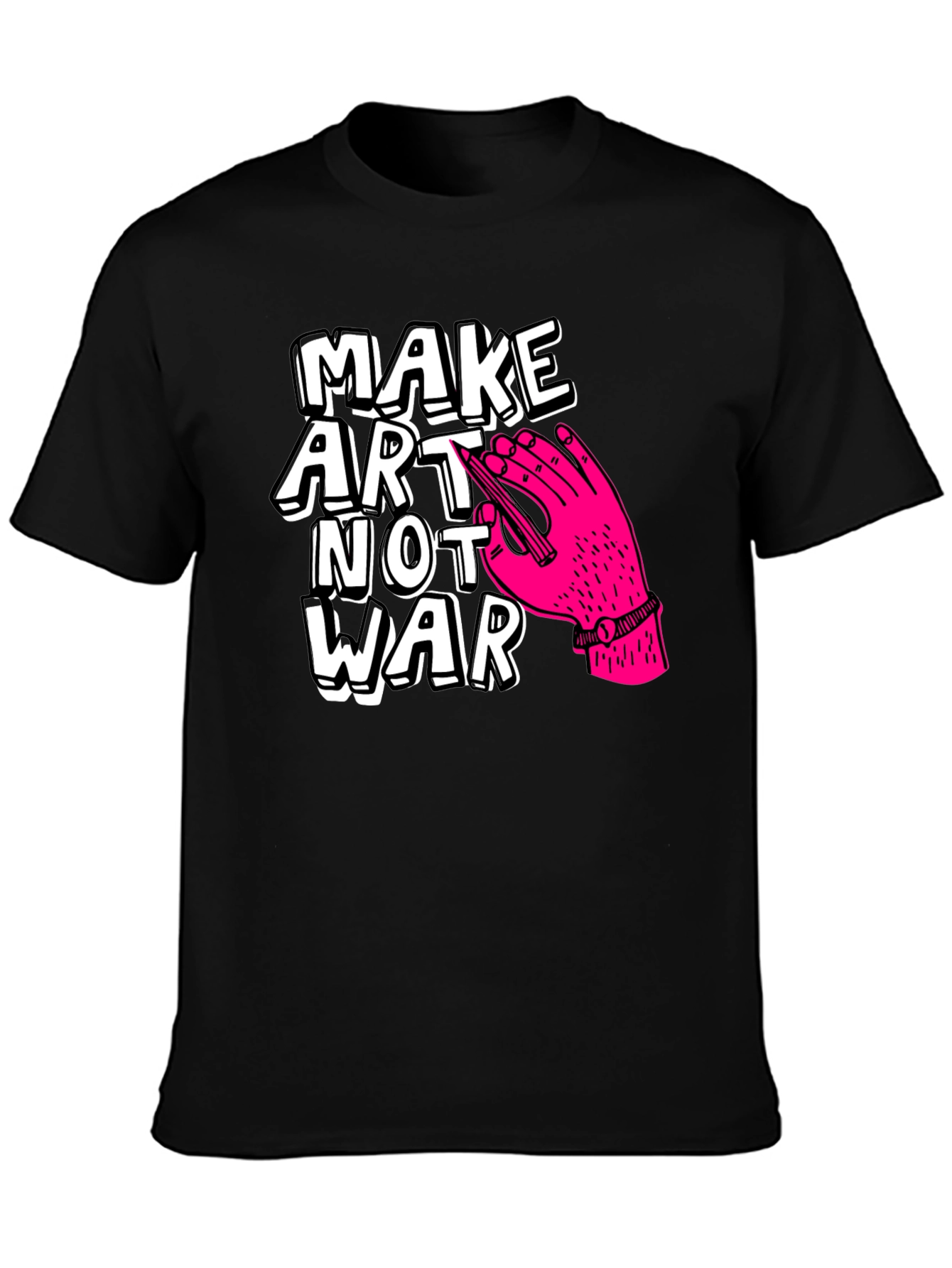 Make Art Not War Graphic Tee