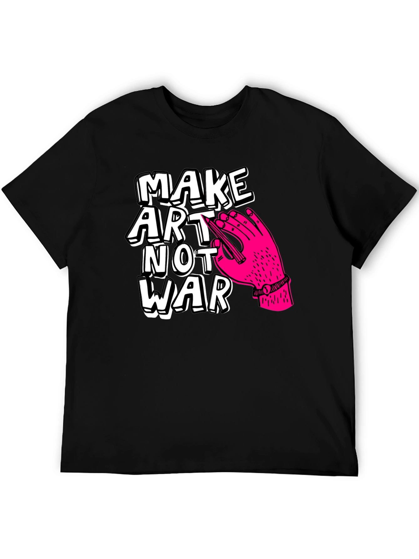 Make Art Not War Graphic Tee