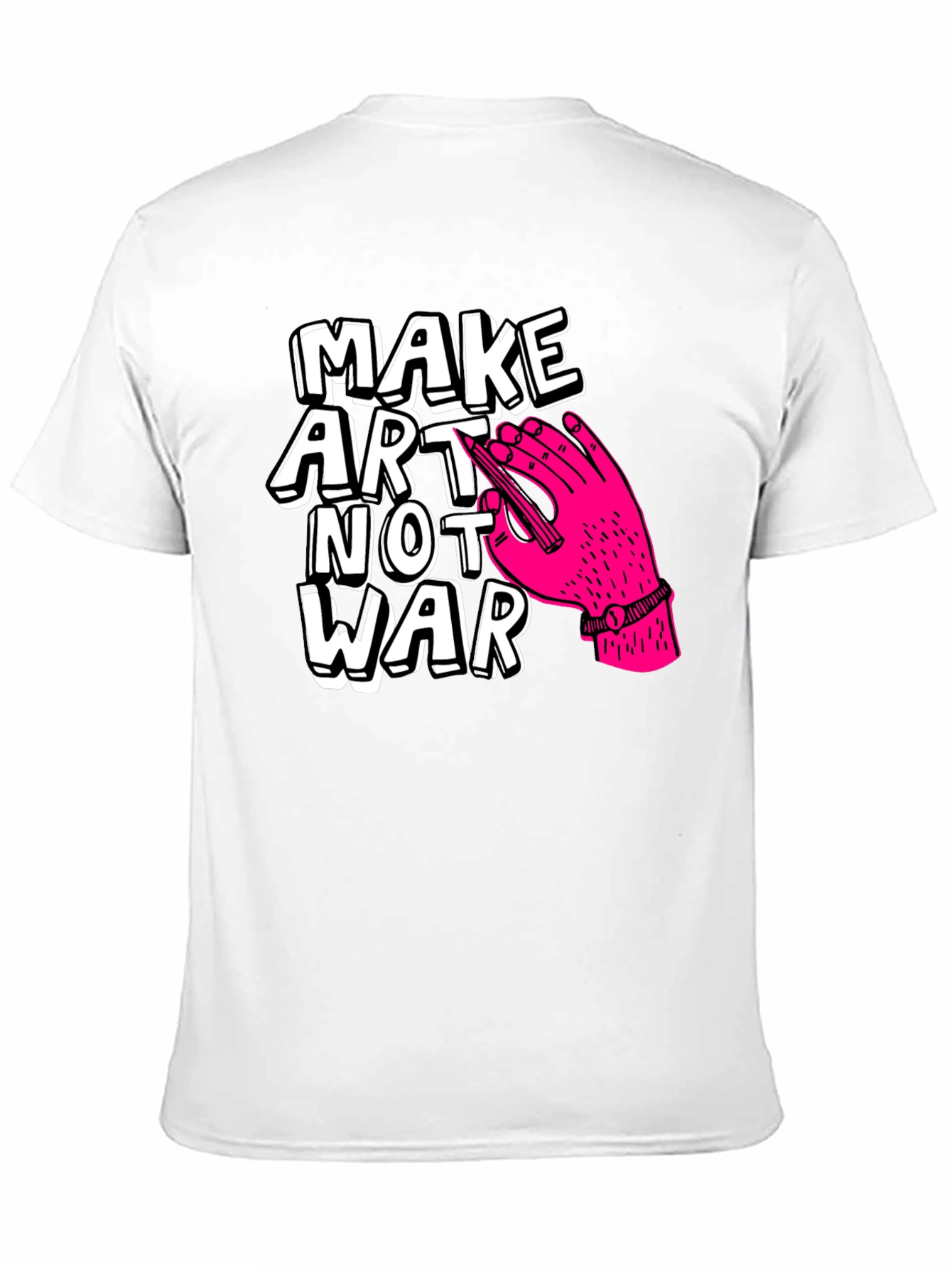 Make Art Not War Graphic Tee