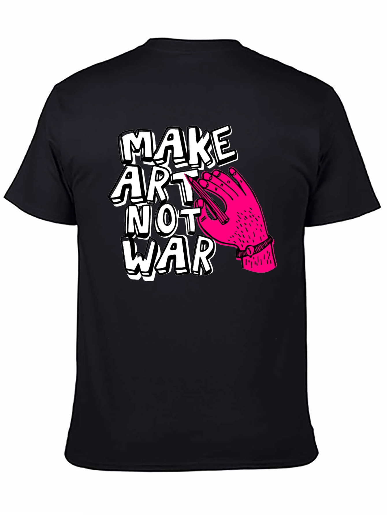 Make Art Not War Graphic Tee