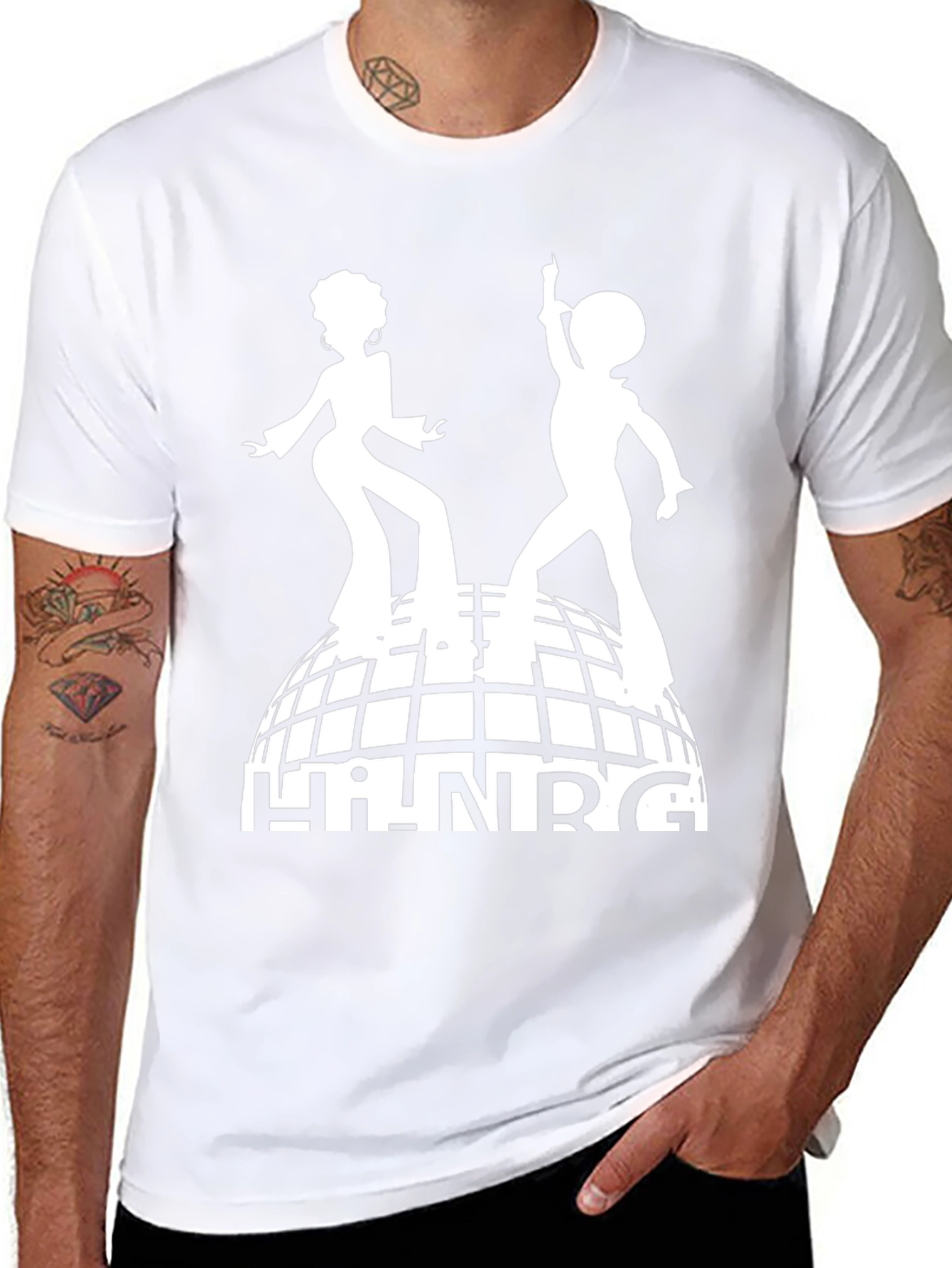 Retro Disco T-Shirt - Hi NRG Dance Tee