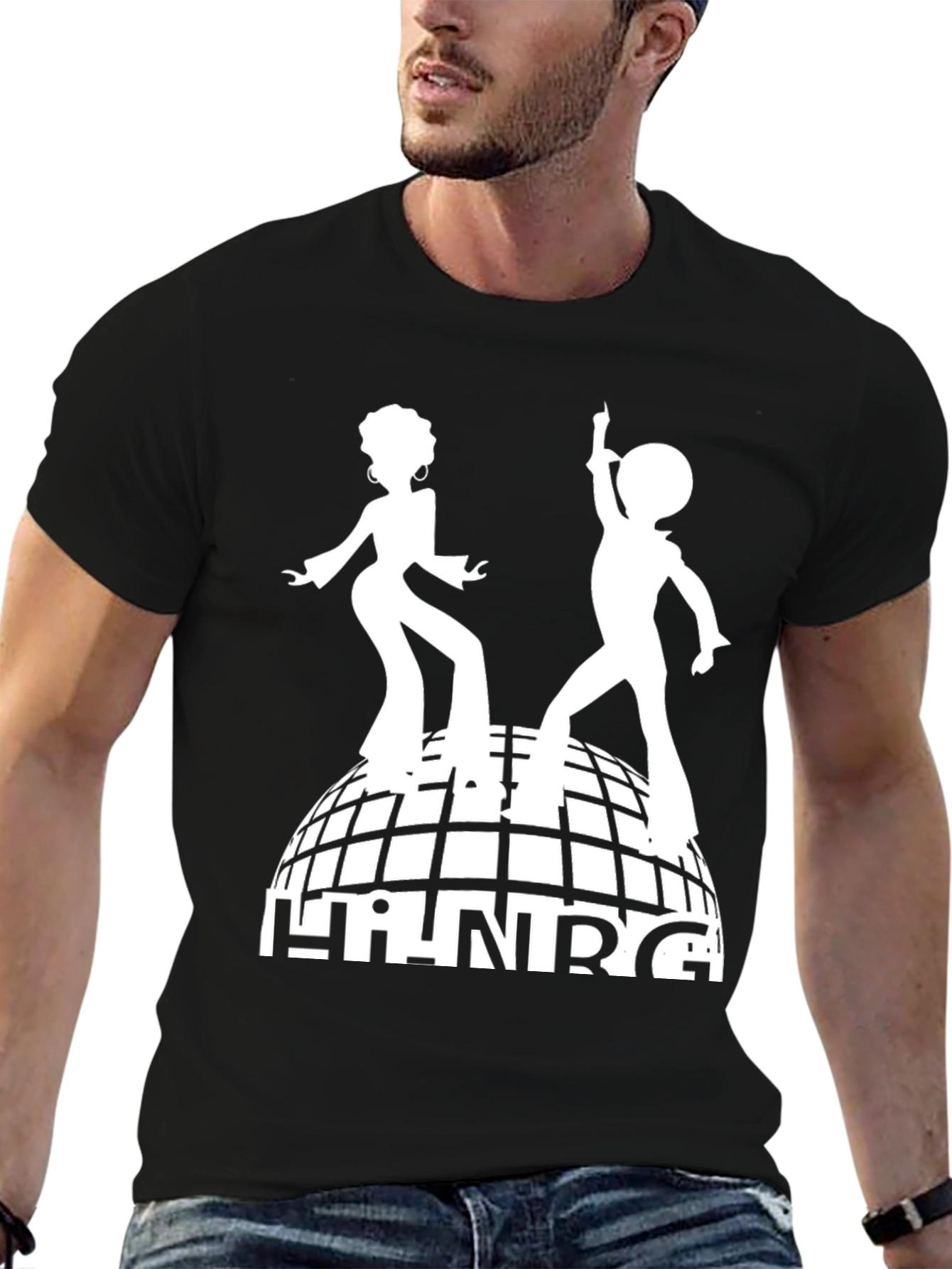 Retro Disco T-Shirt - Hi NRG Dance Tee