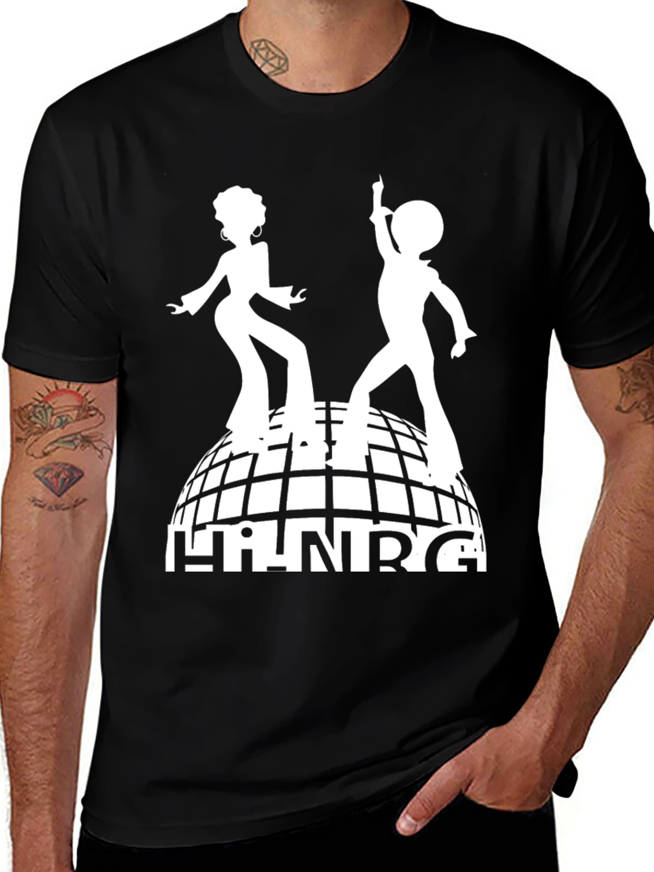 Retro Disco T-Shirt - Hi NRG Dance Tee