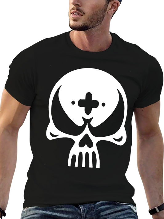 Skull Graphic Tee - Modern Edge Style