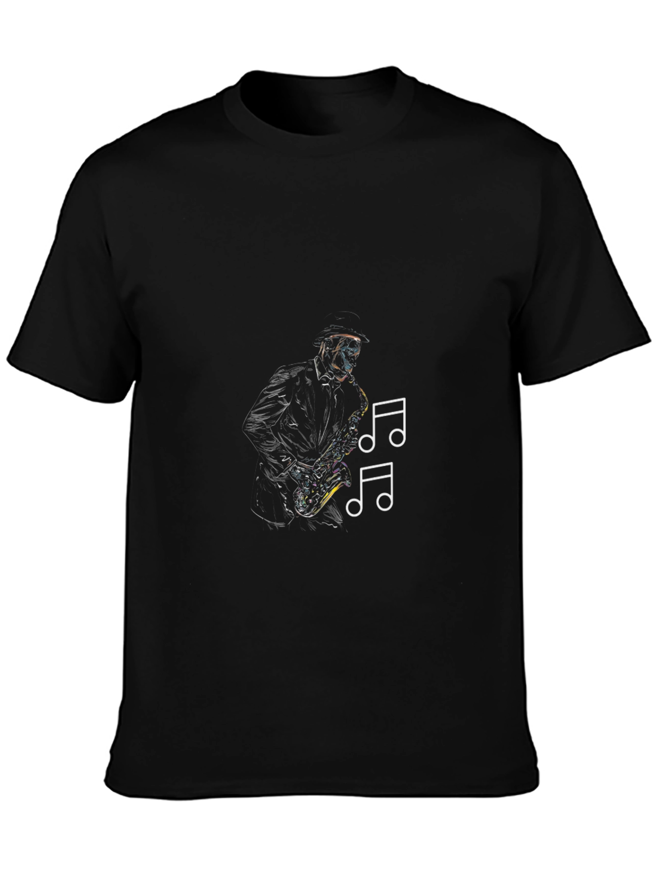 Saxophone Music T-Shirt - Cool Musician Tee