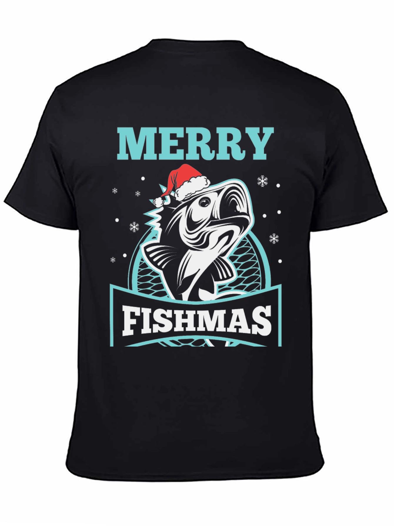 Merry Fishmas T-Shirt - Holiday Fishing Tee