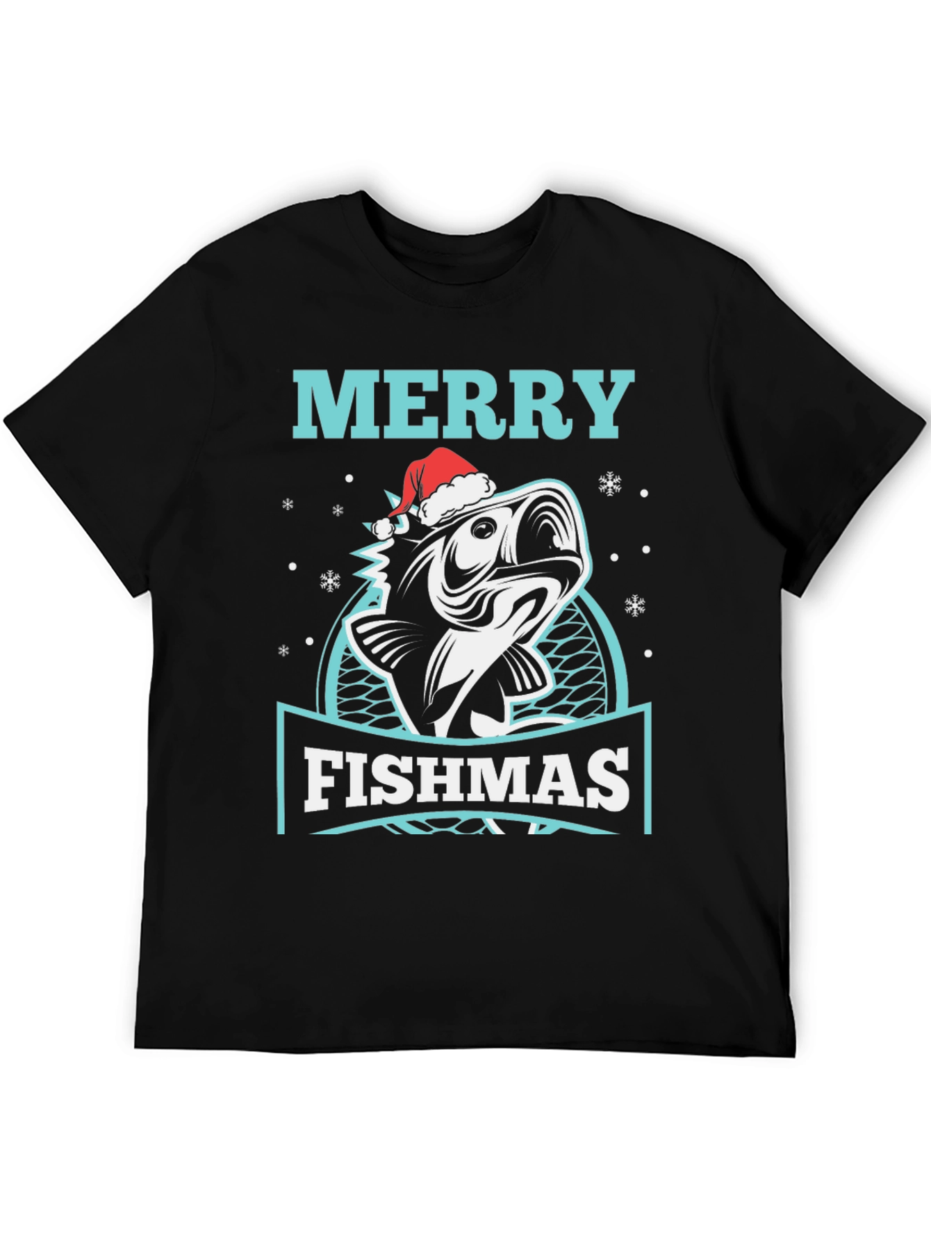 Merry Fishmas T-Shirt - Holiday Fishing Tee