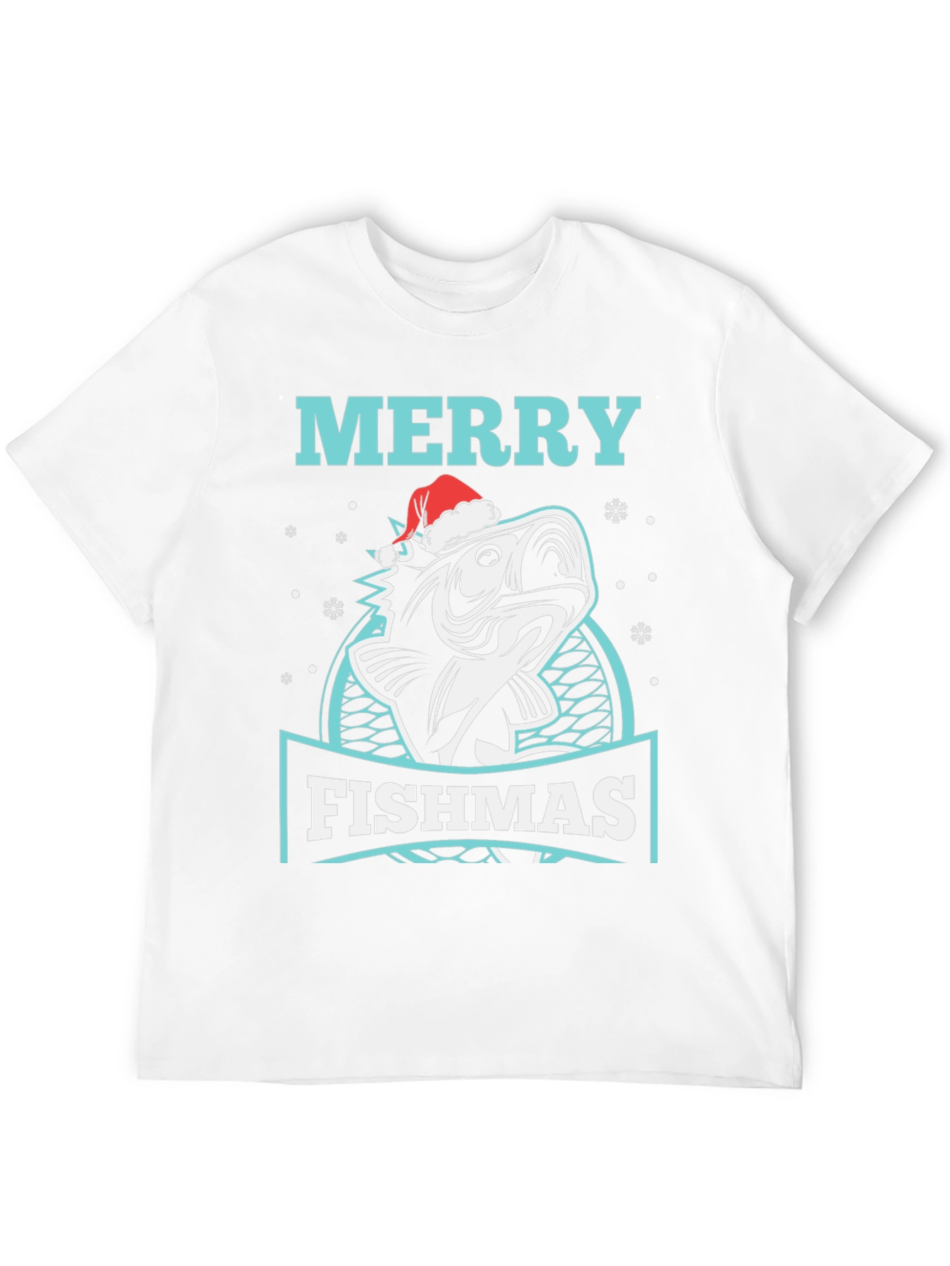 Merry Fishmas T-Shirt - Holiday Fishing Tee