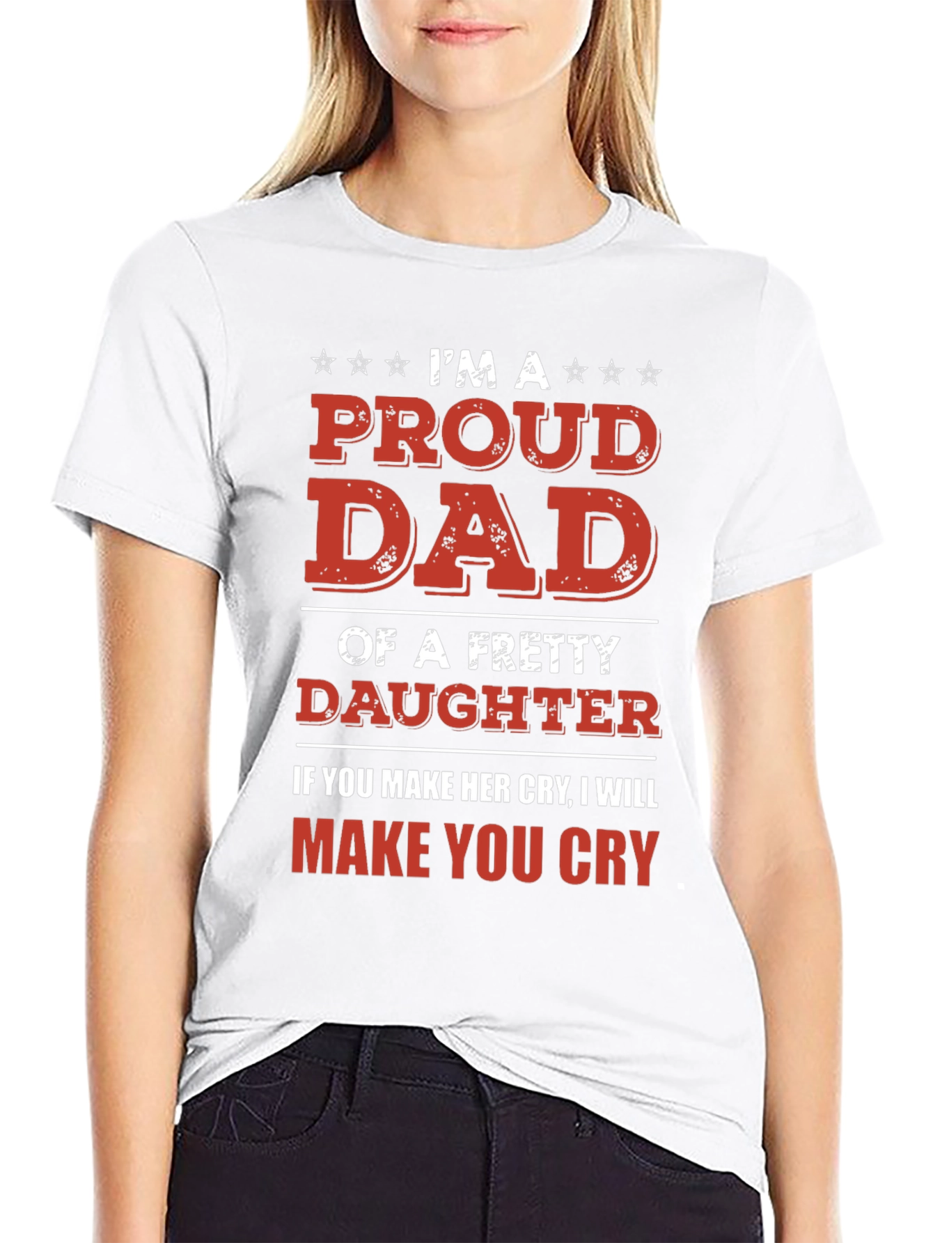 Proud Dad T-Shirt - Protective Father Gift