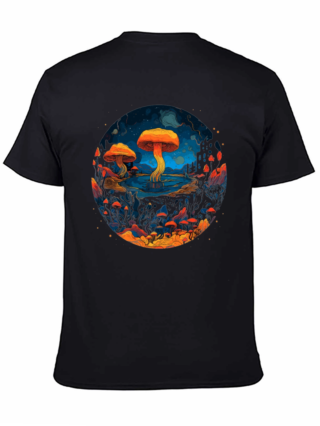 Psychedelic Mushroom Graphic T-Shirt