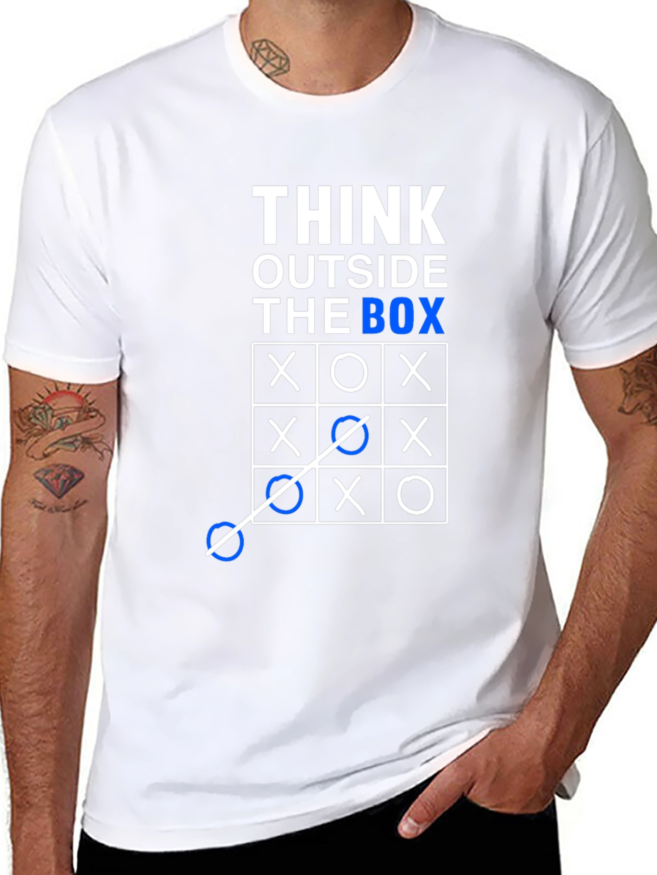 Think Outside the Box T-Shirt - Creative Graphic Tee