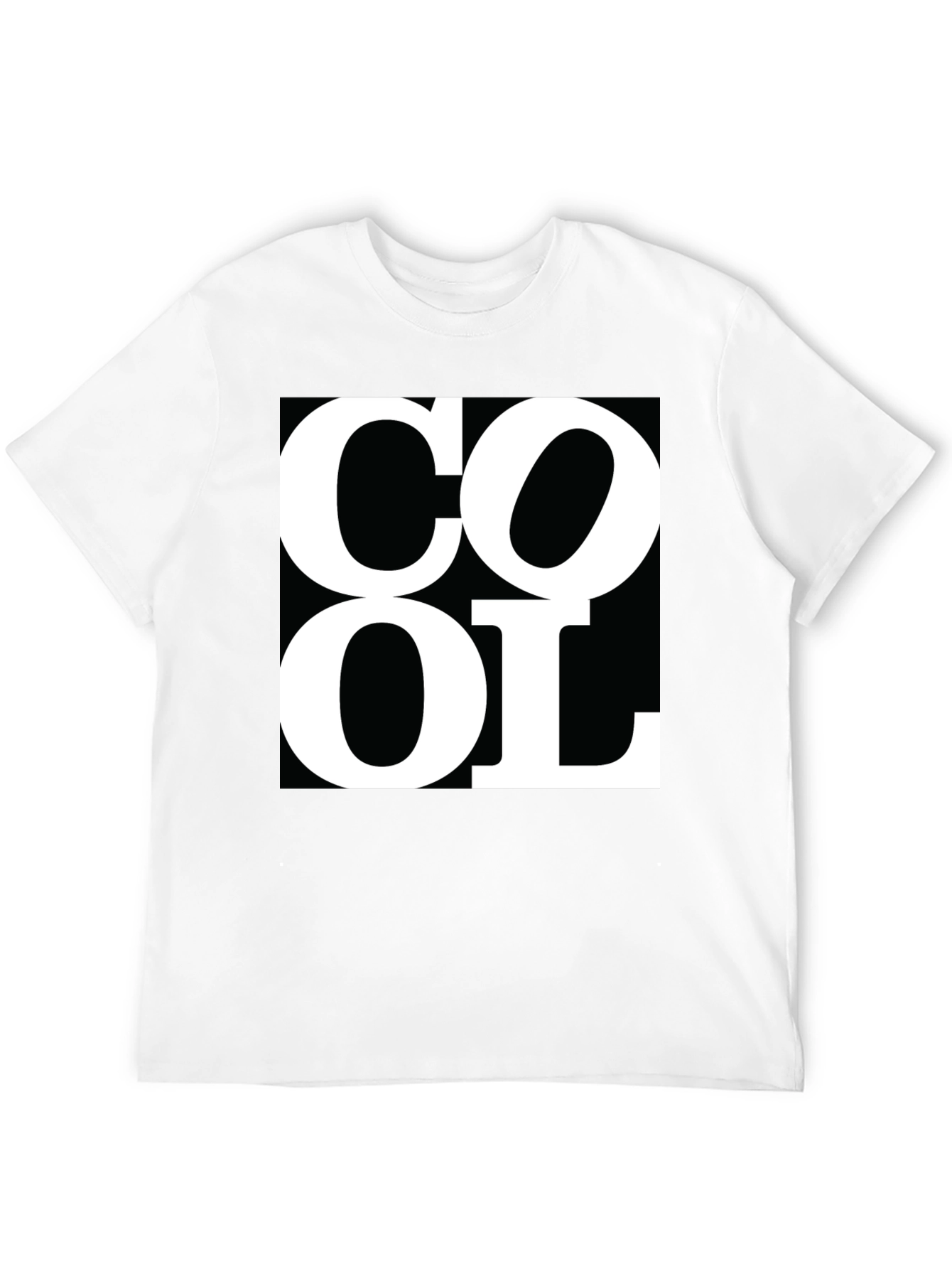 Cool Graphic Tee - Black Short Sleeve T-Shirt