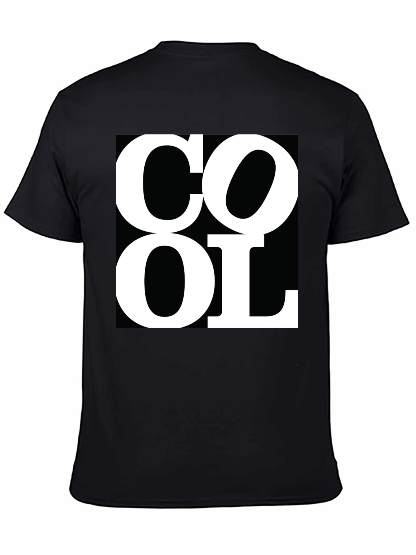 Cool Graphic Tee - Black Short Sleeve T-Shirt
