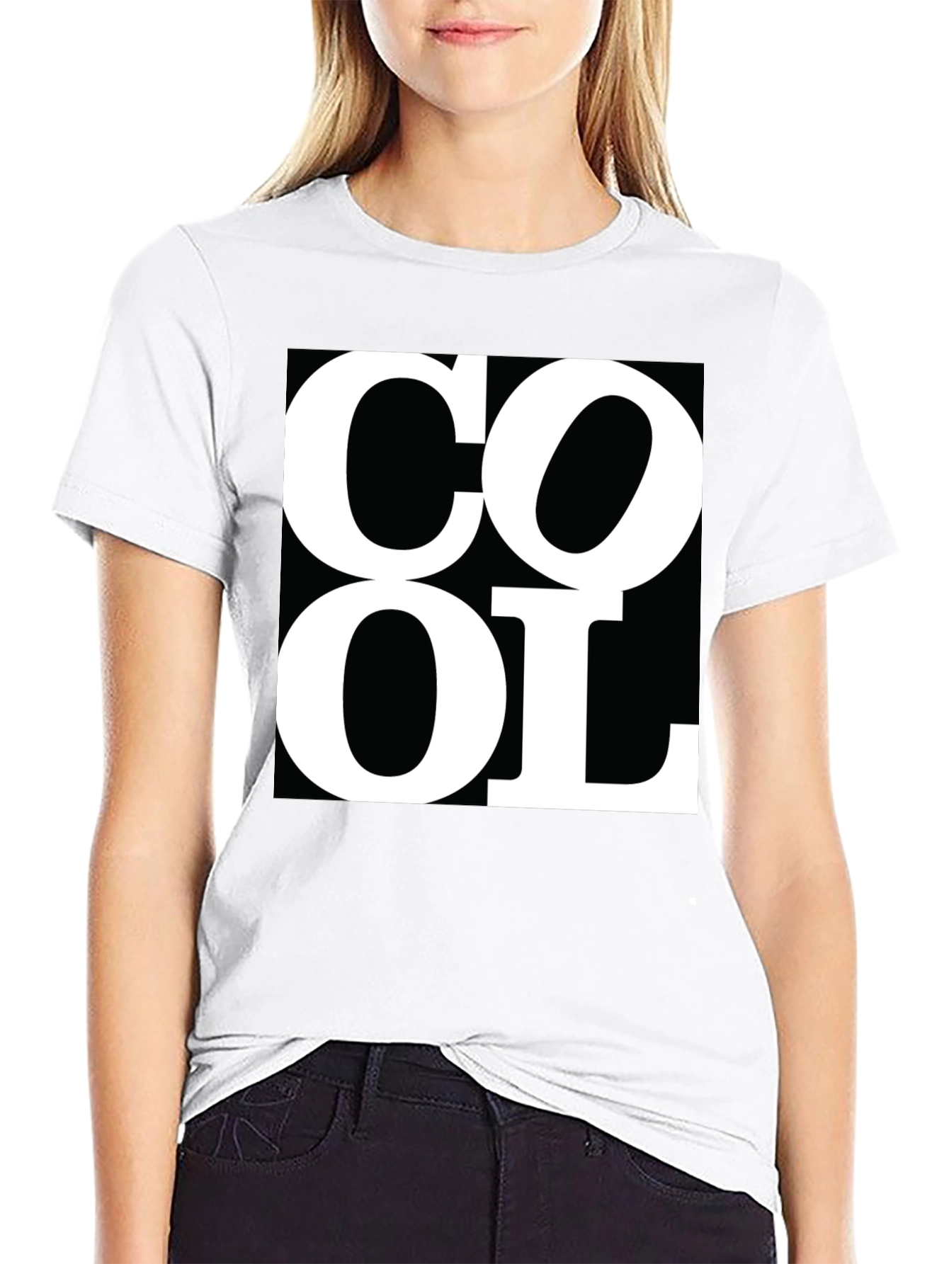 Cool Graphic Tee - Black Short Sleeve T-Shirt