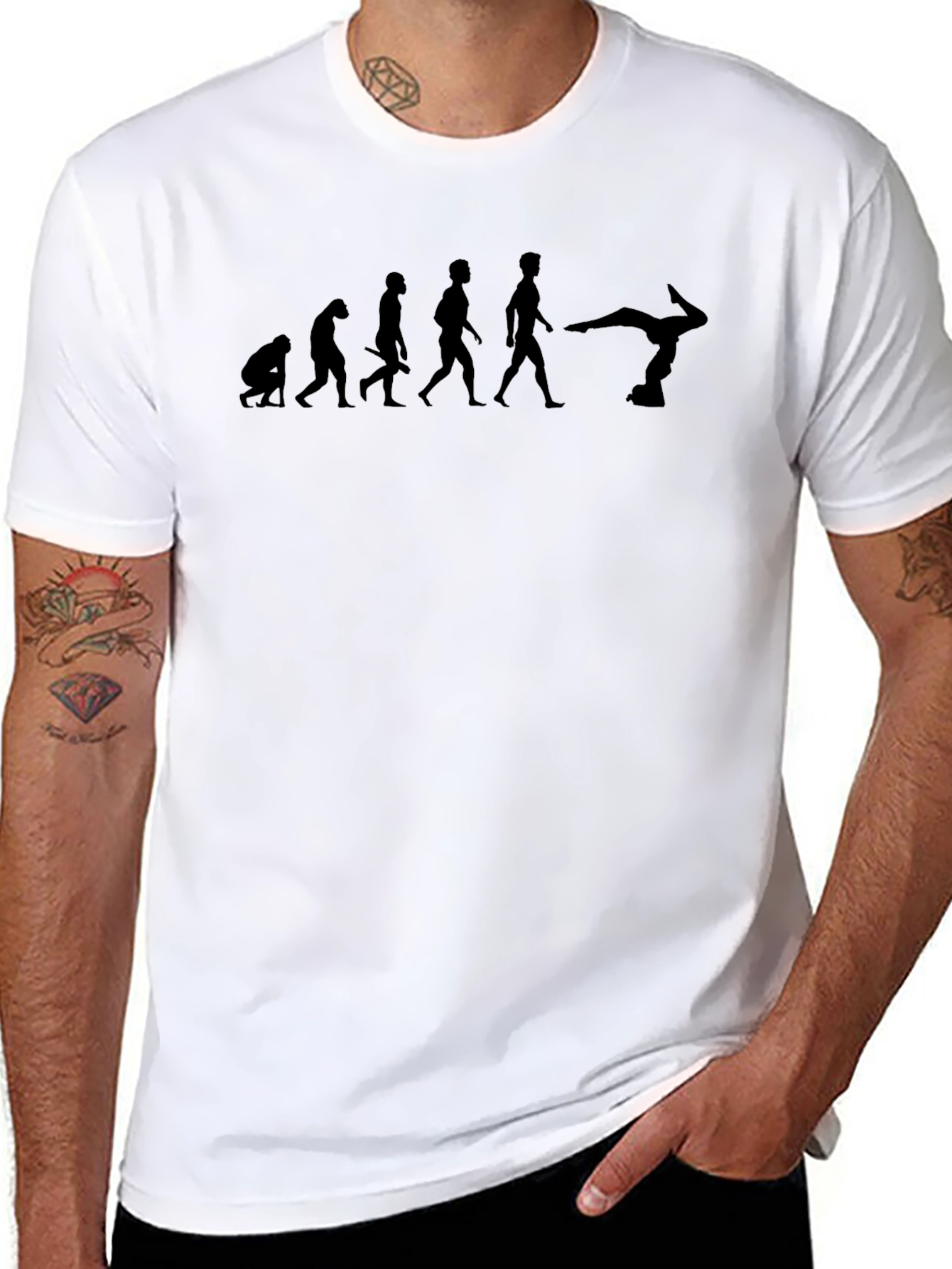 Evolution Gymnast Mens Black T-Shirt