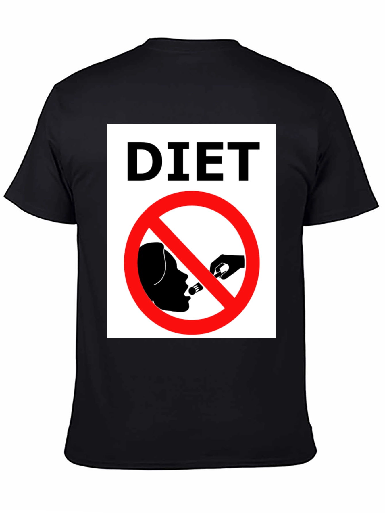 Funny Diet T-Shirt - Forbidden Food Tee