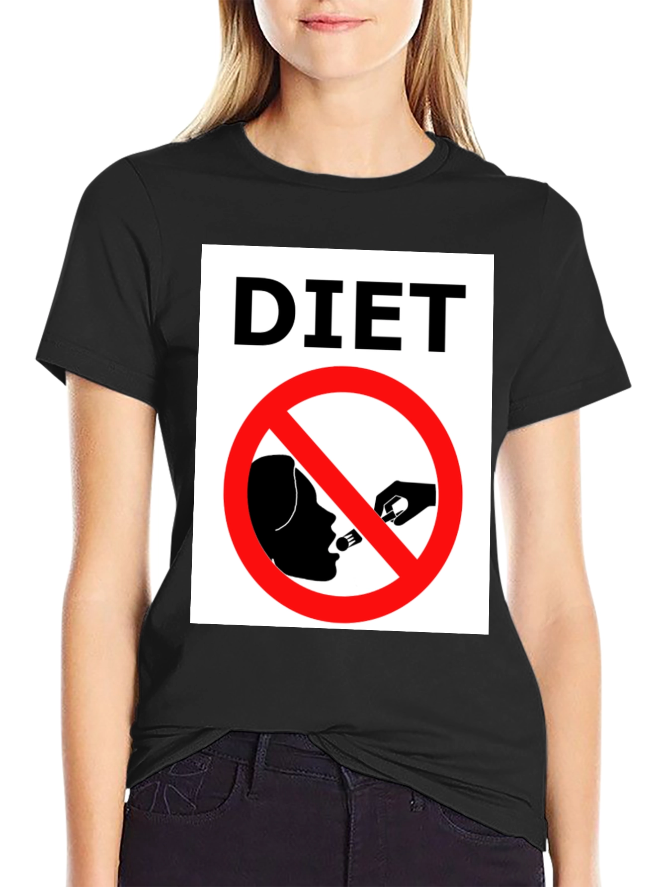 Funny Diet T-Shirt - Forbidden Food Tee