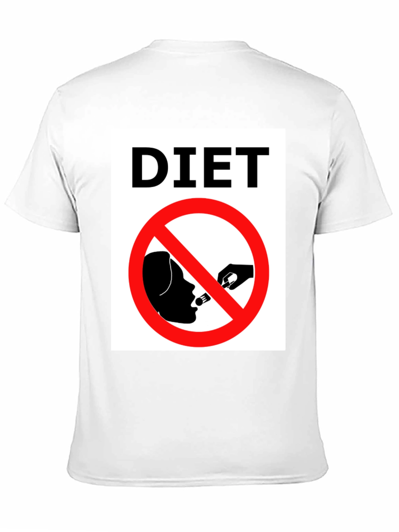 Funny Diet T-Shirt - Forbidden Food Tee