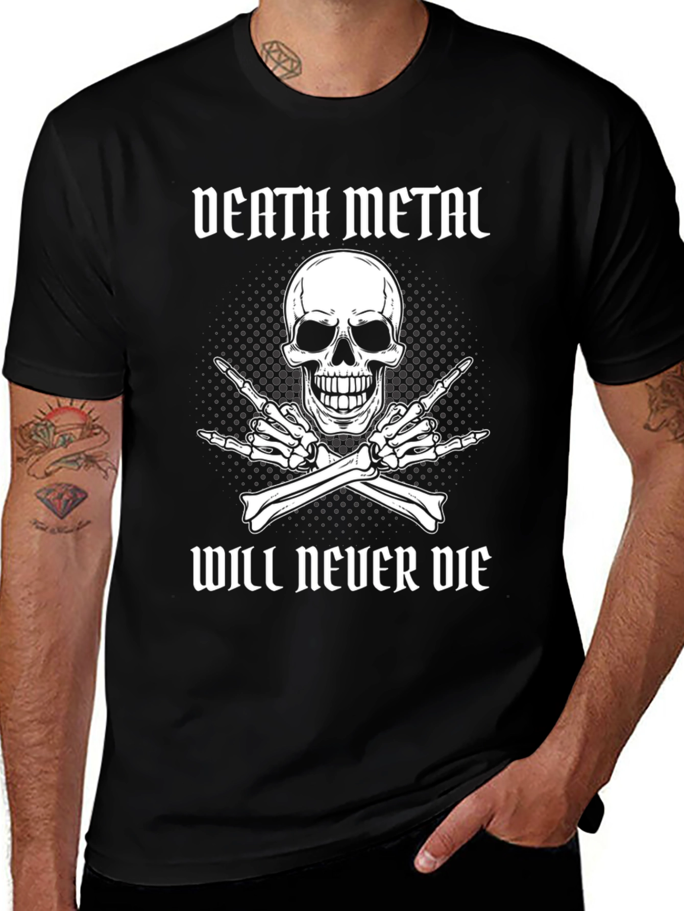 Death Metal Will Never Die Graphic Tee