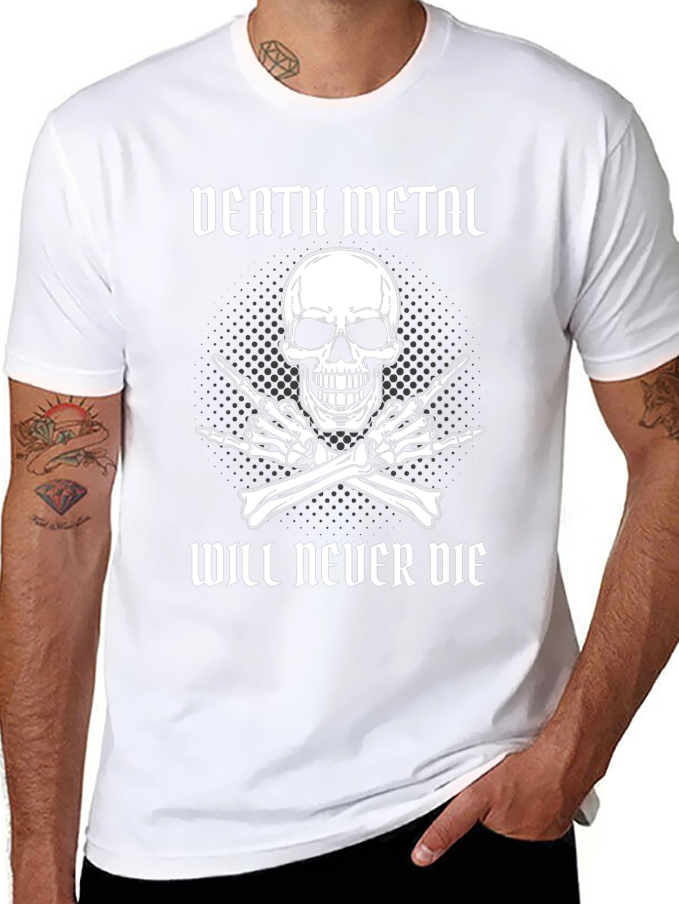 Death Metal Will Never Die Graphic Tee
