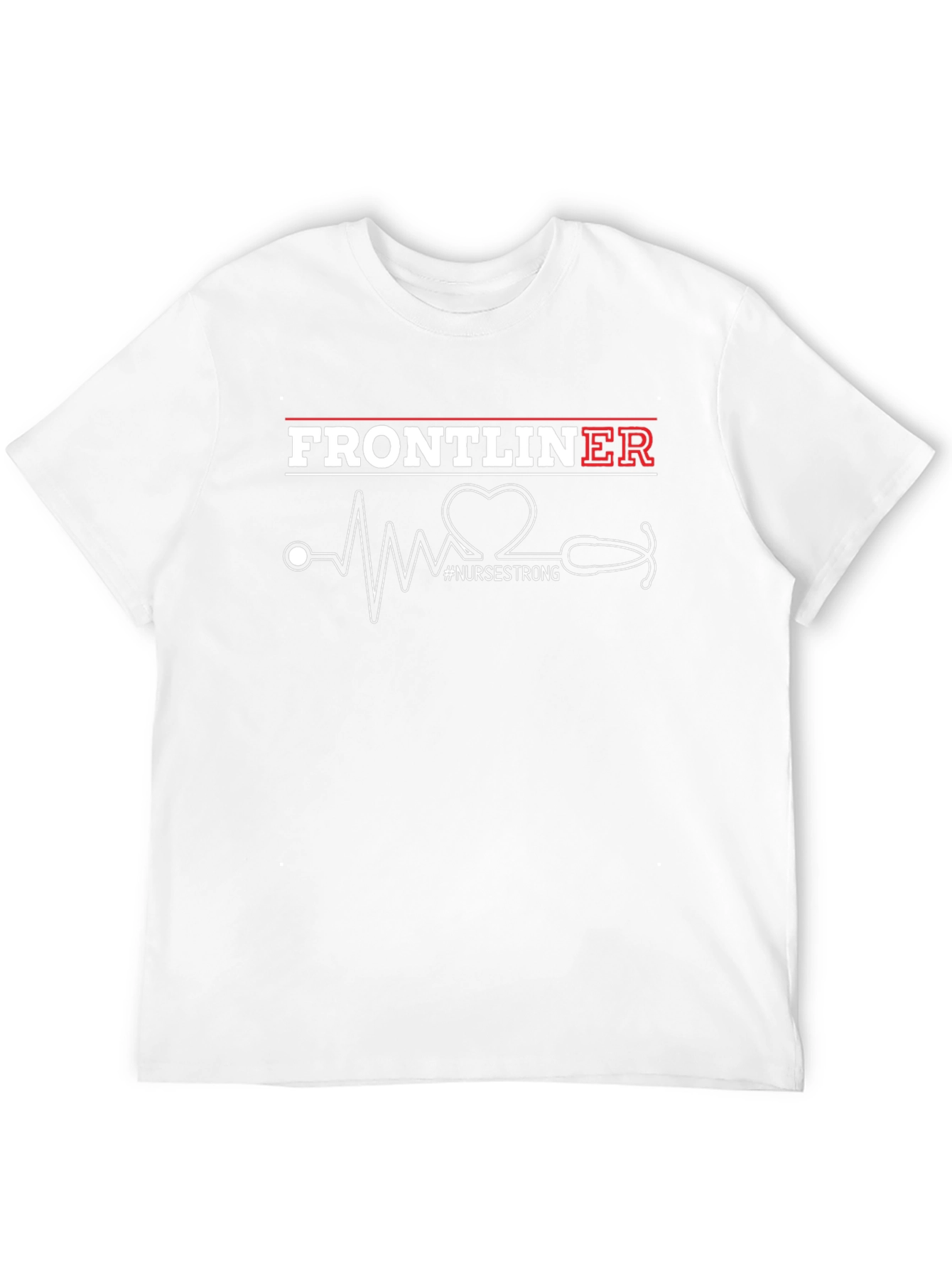 Frontline ER Nurse Strong Graphic Tee