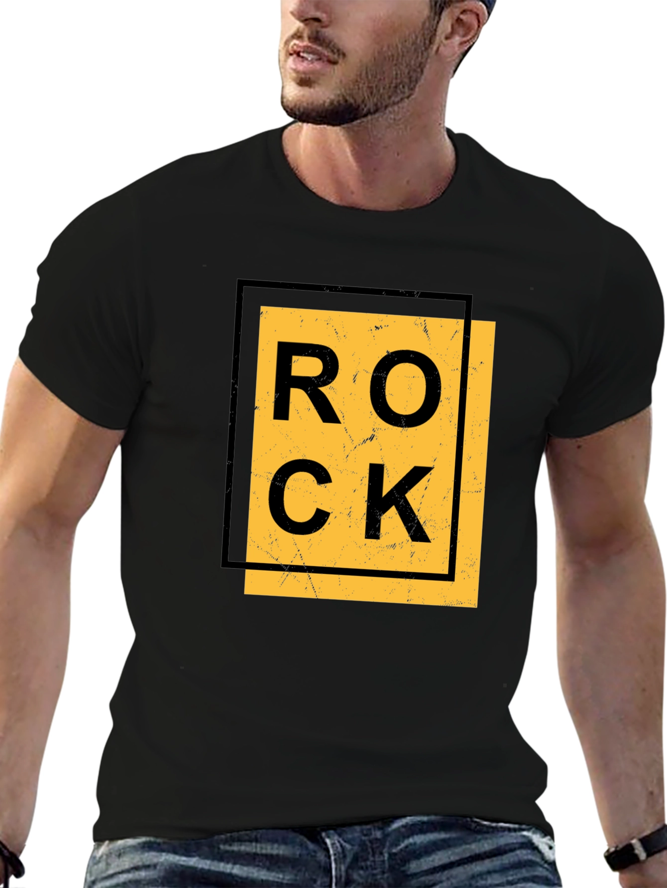 Rock Graphic Tee - Modern Style