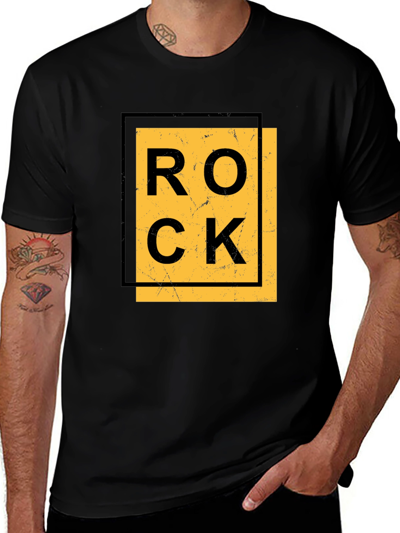 Rock Graphic Tee - Modern Style