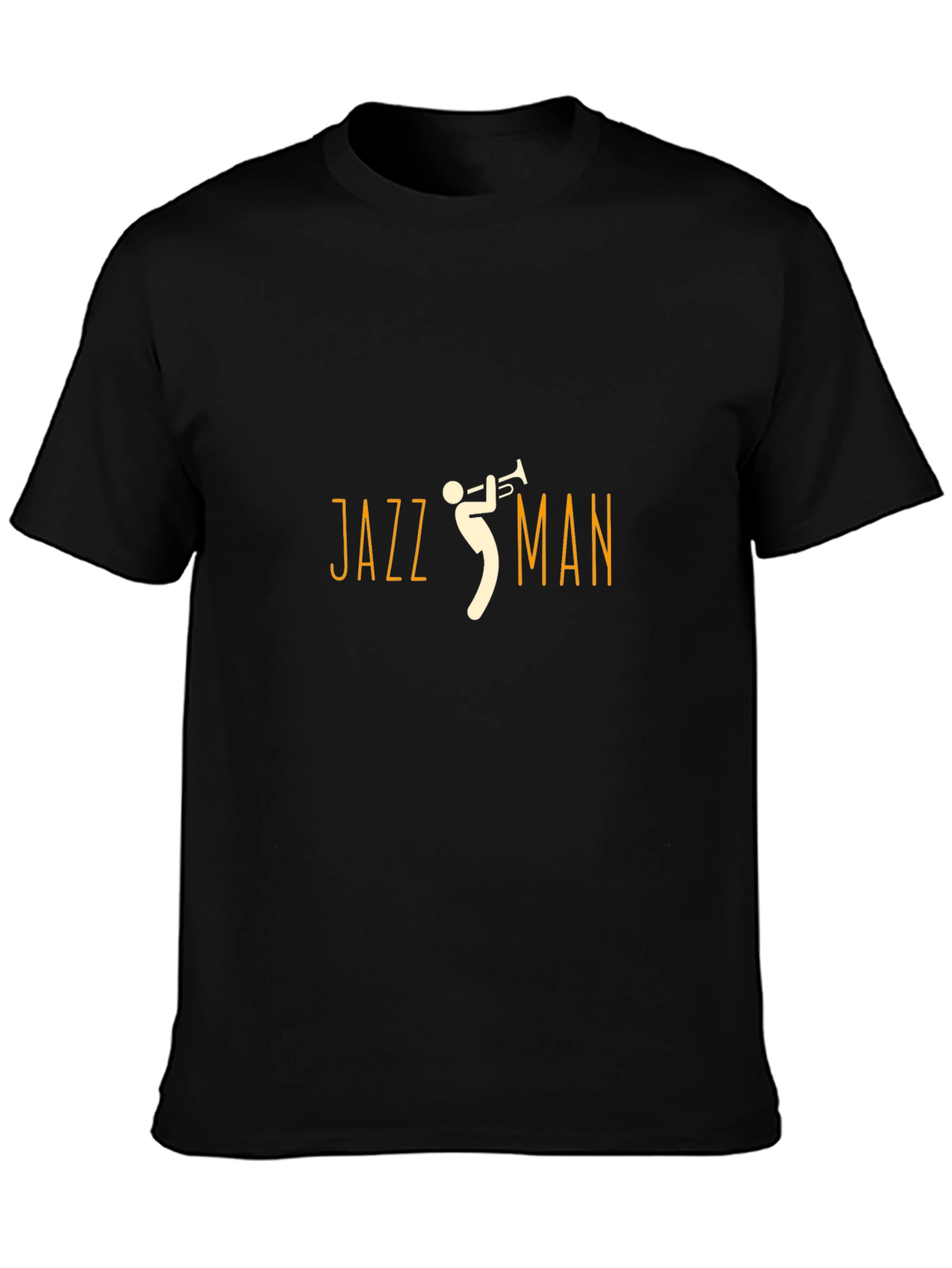 Jazz Man Graphic T-Shirt - Black