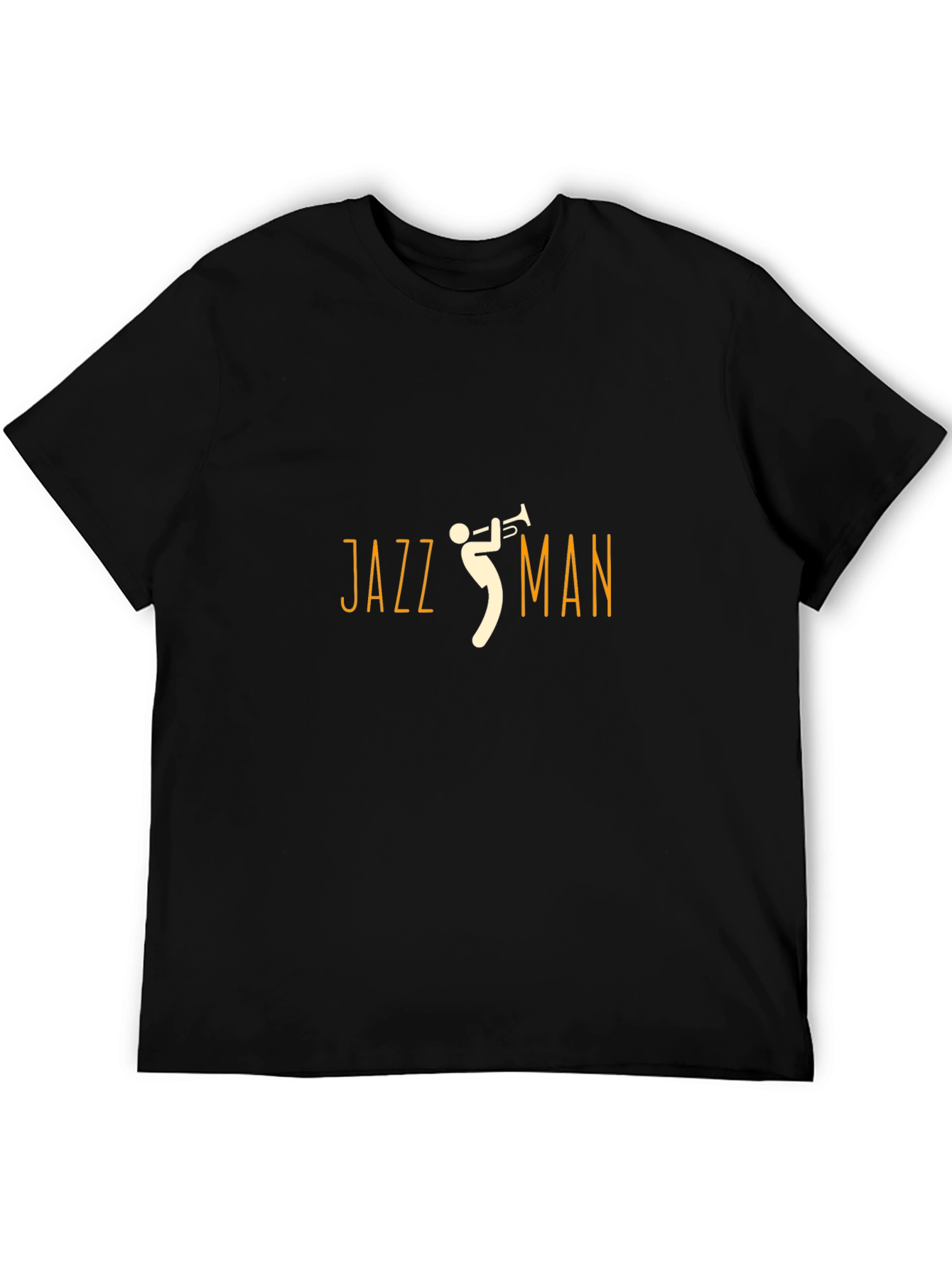 Jazz Man Graphic T-Shirt - Black