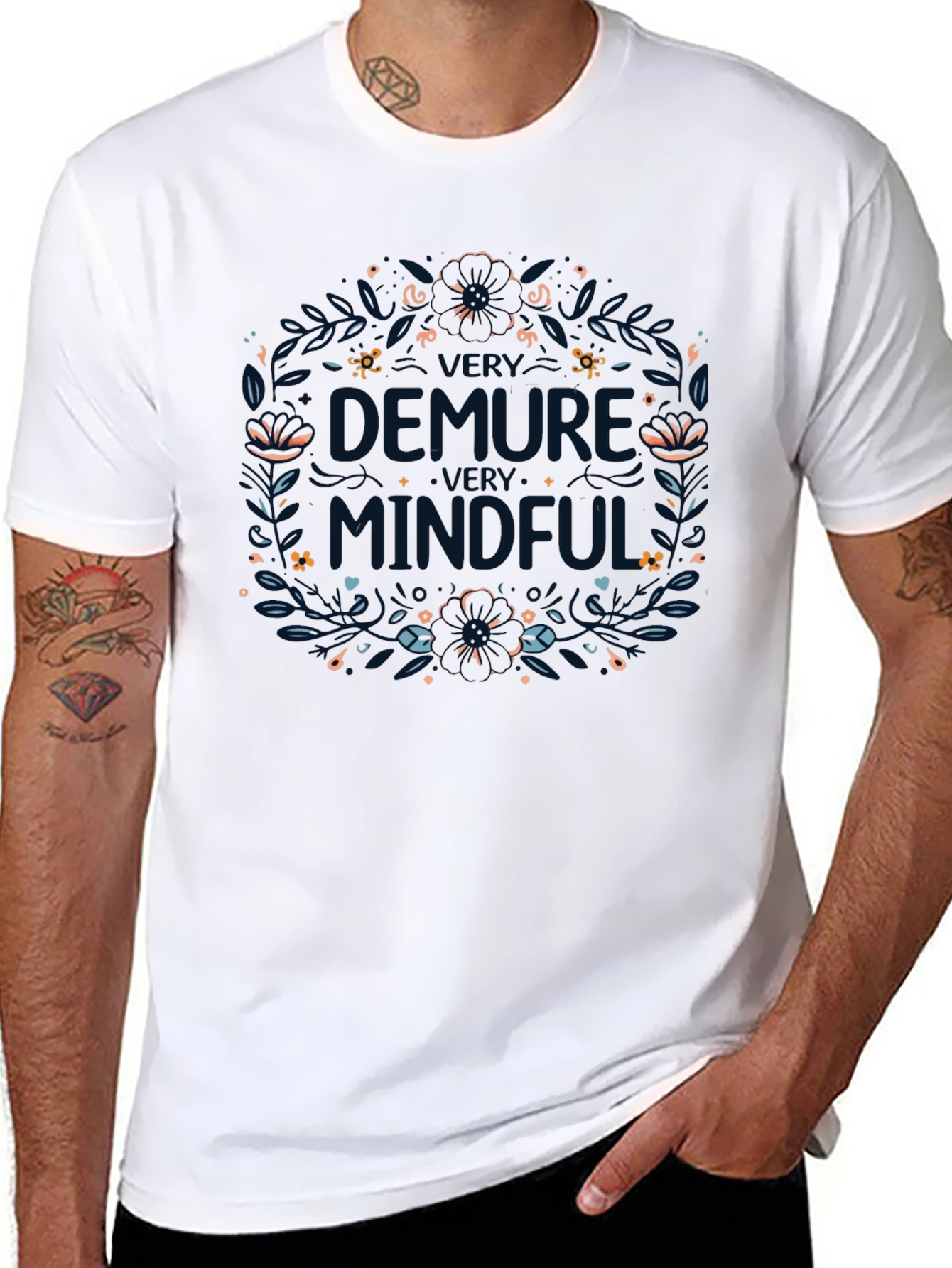 Demure Mindful Graphic Tee
