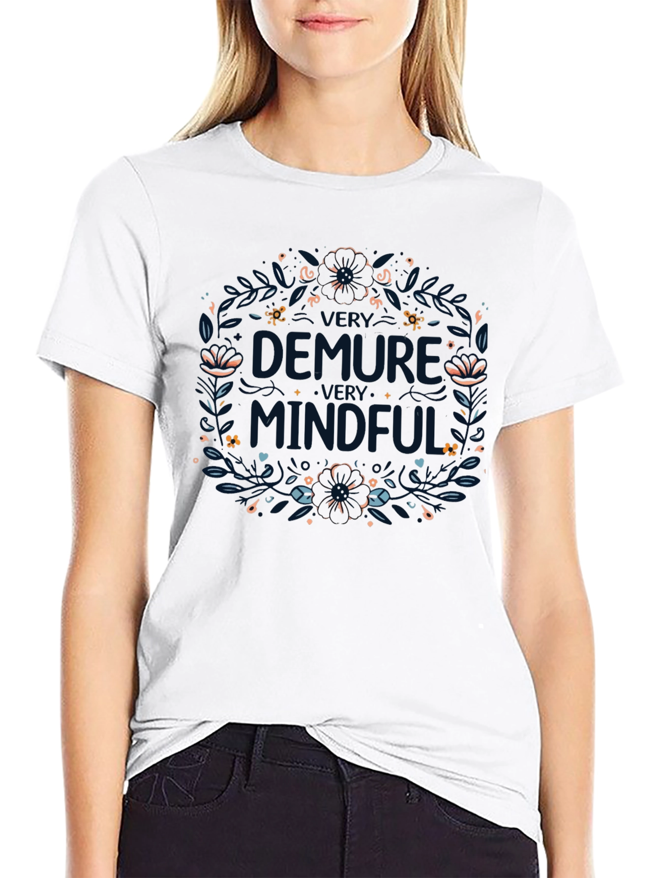 Demure Mindful Graphic Tee
