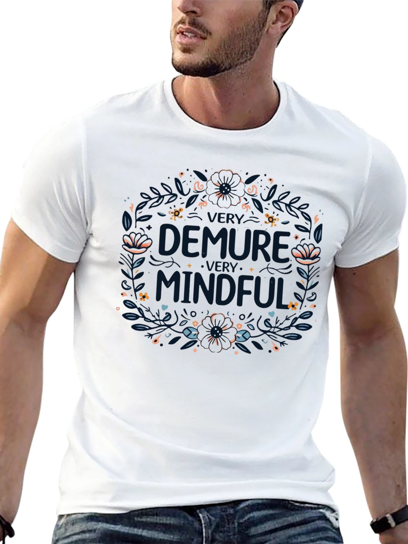 Demure Mindful Graphic Tee