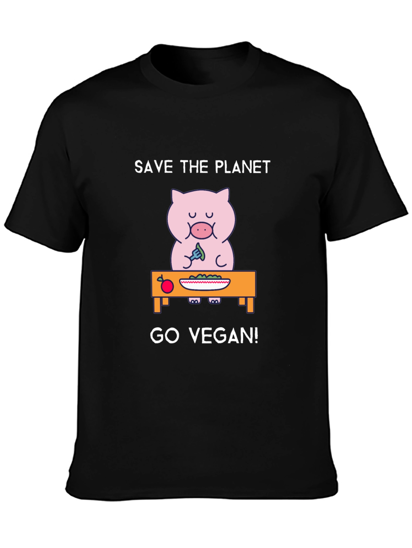 Save the Planet Go Vegan T-Shirt