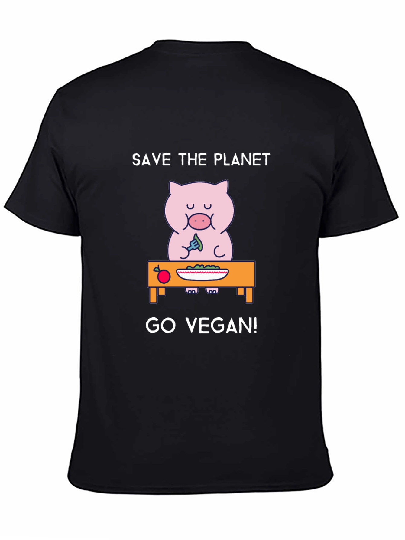 Save the Planet Go Vegan T-Shirt
