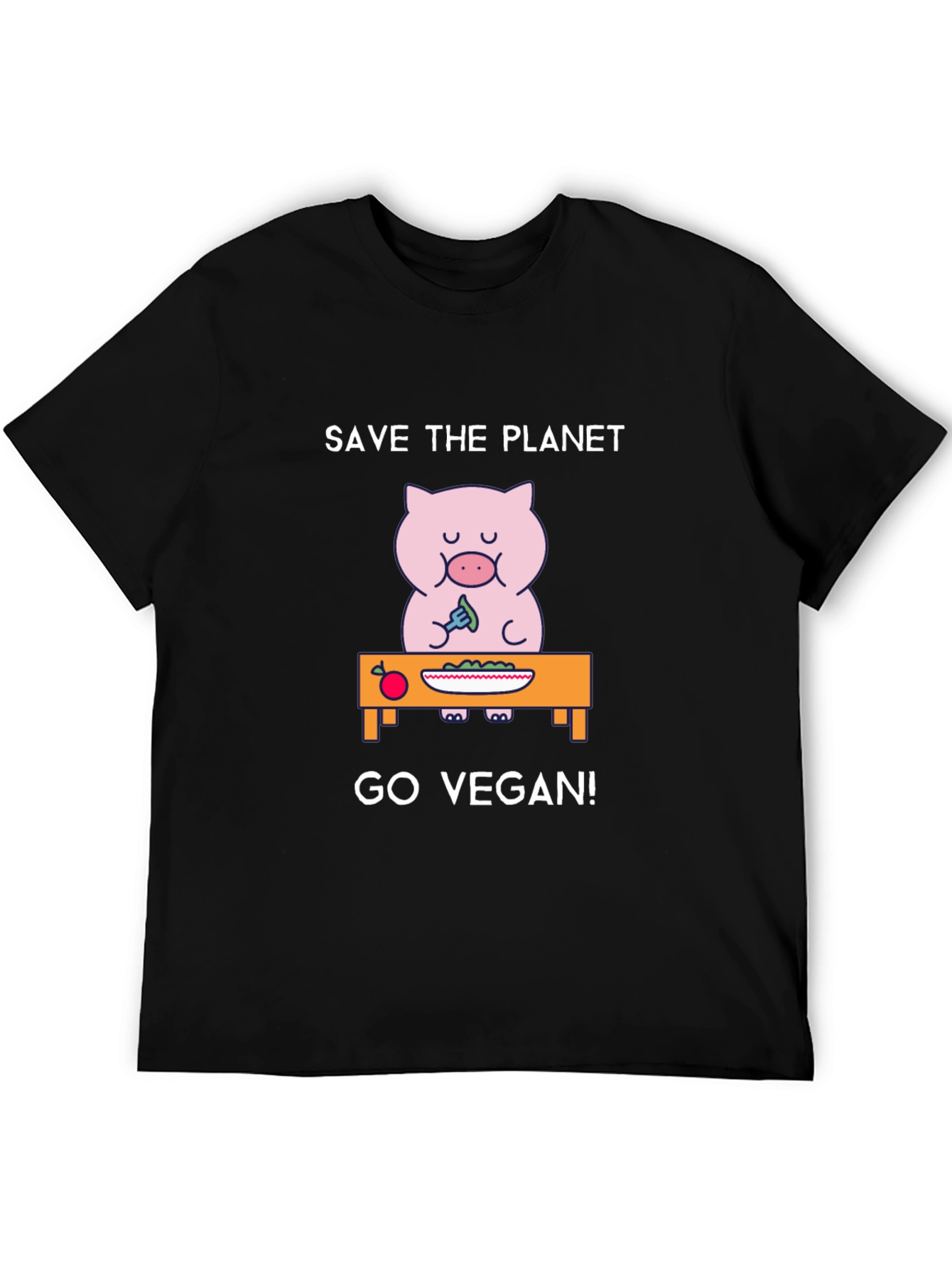 Save the Planet Go Vegan T-Shirt