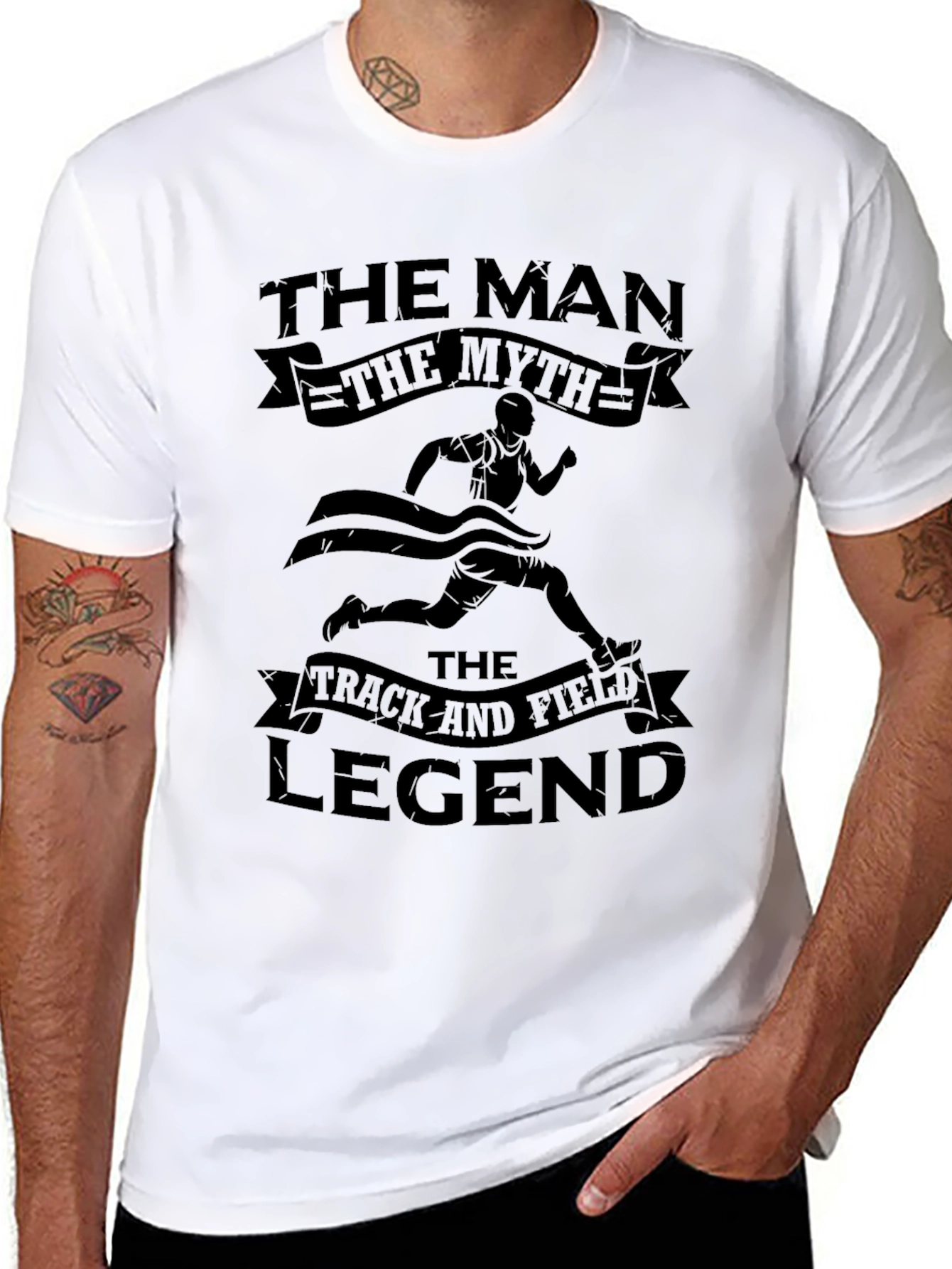 The Man The Myth Track & Field Legend T-Shirt