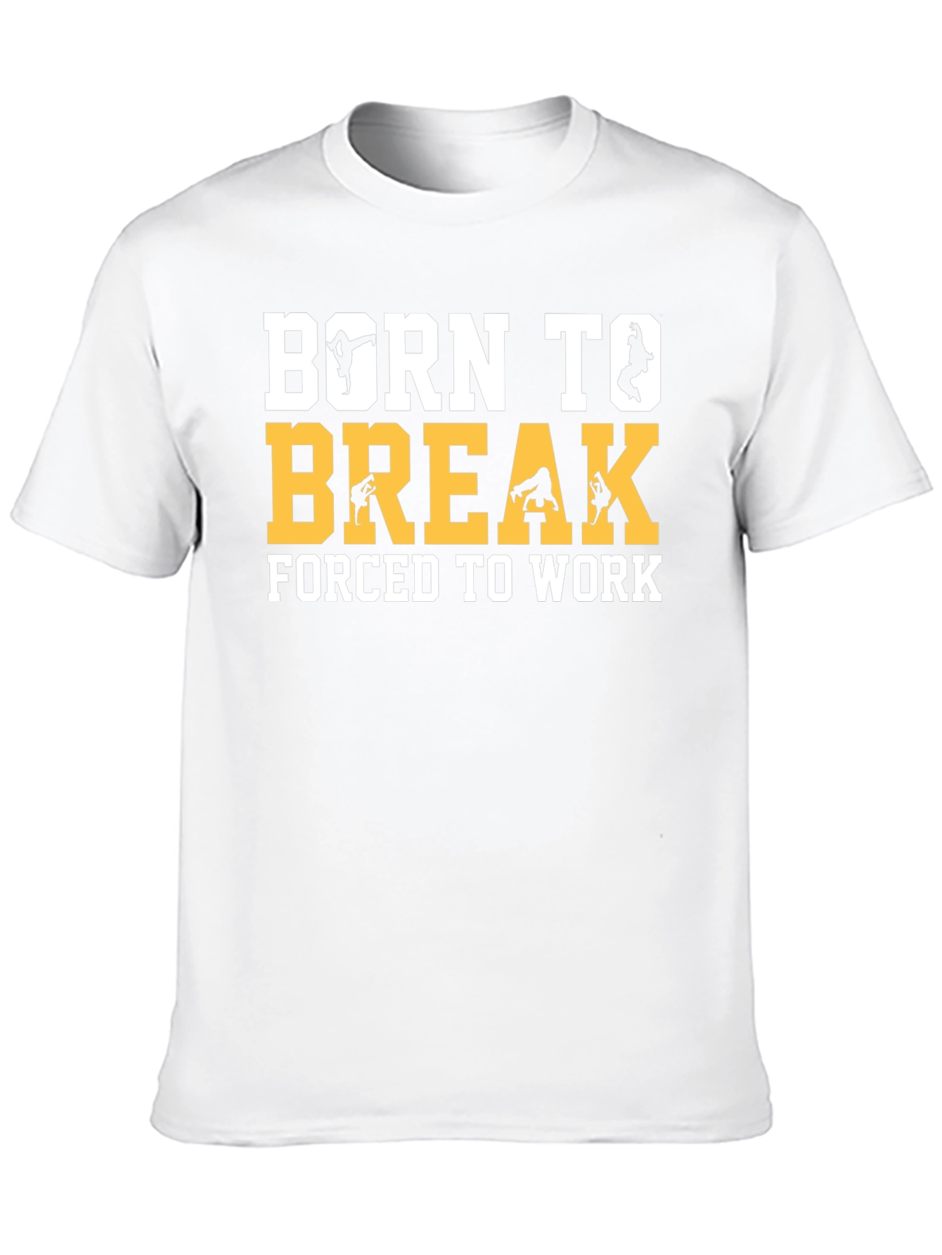 Born To Break Dance Black Graphic T-Shirt