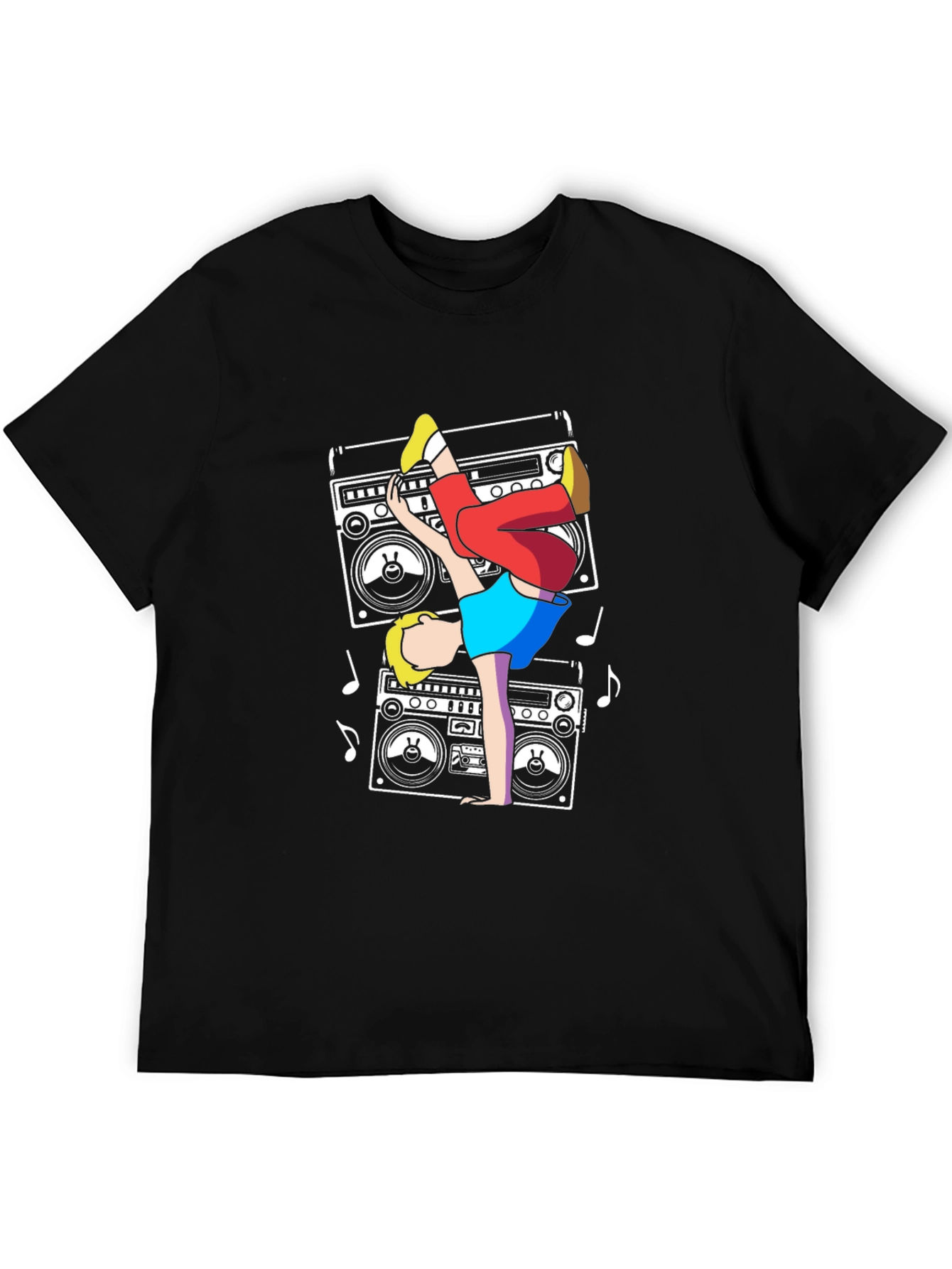 Retro Boombox Breakdance T-Shirt