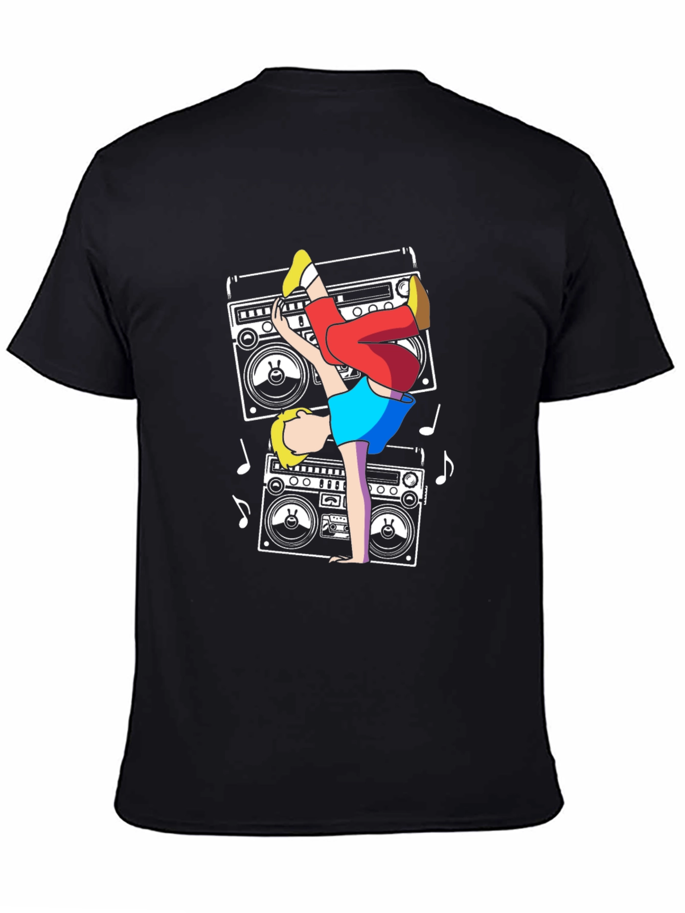 Retro Boombox Breakdance T-Shirt