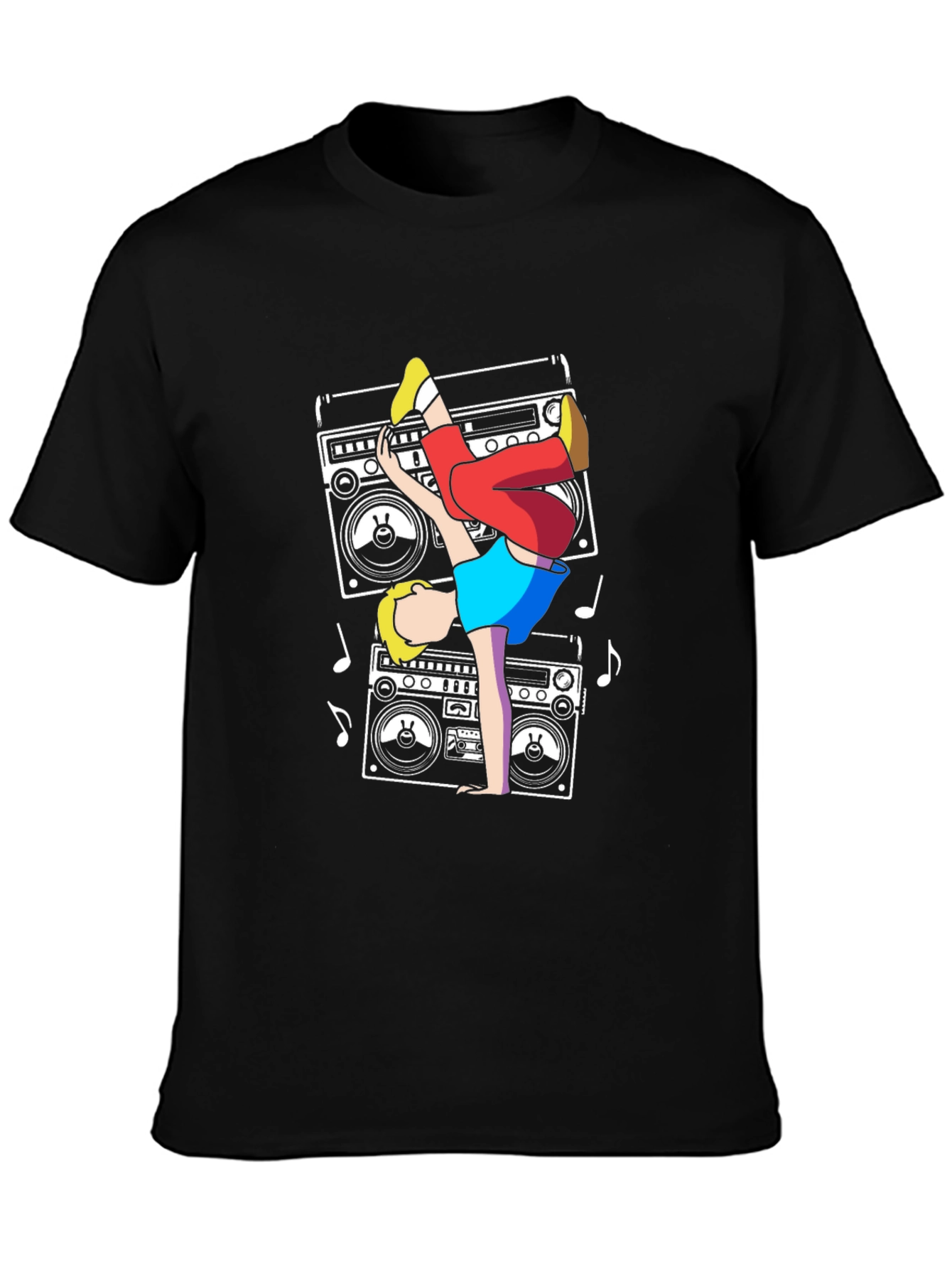 Retro Boombox Breakdance T-Shirt