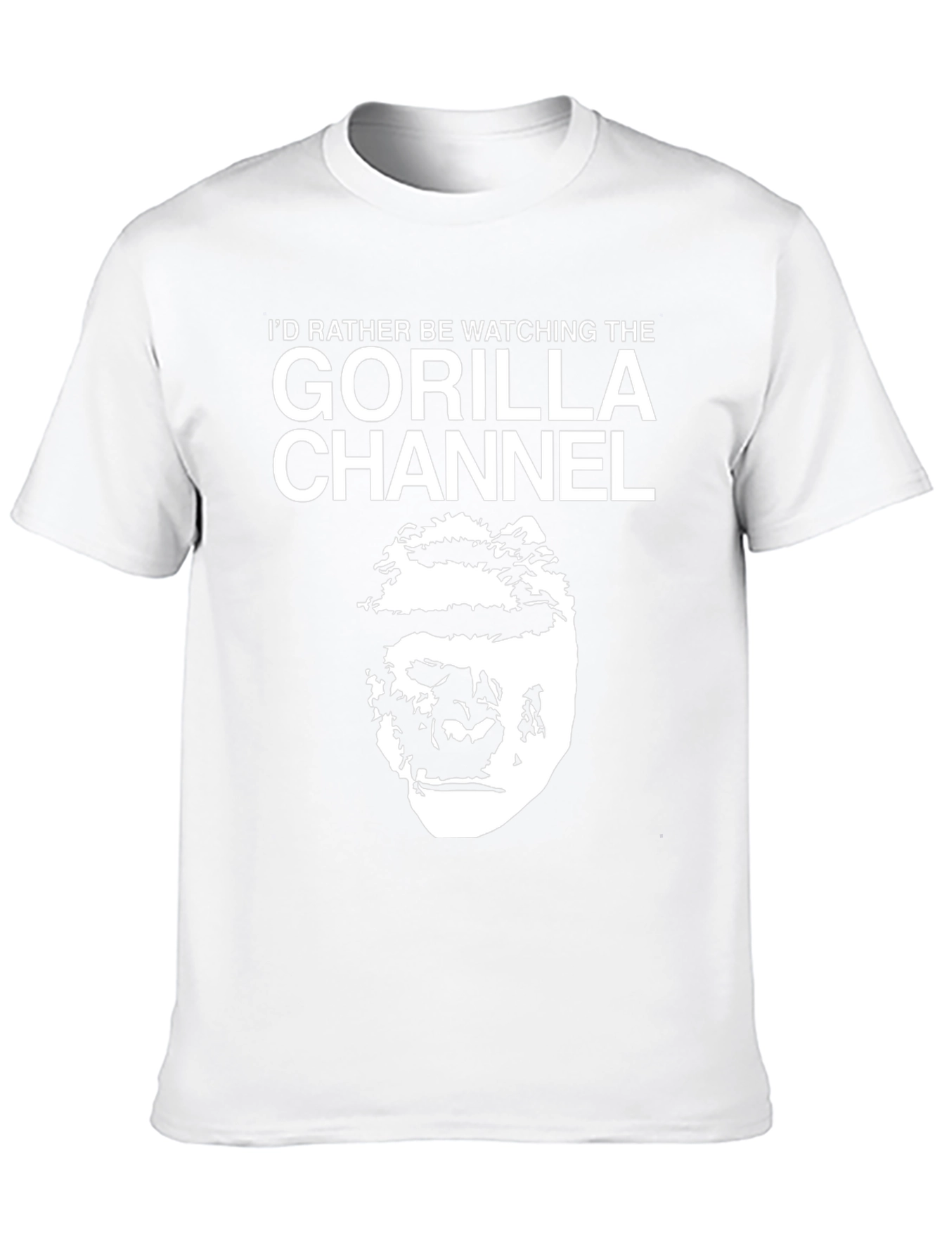 Gorilla Channel Graphic Tee -  Mens Black T-Shirt