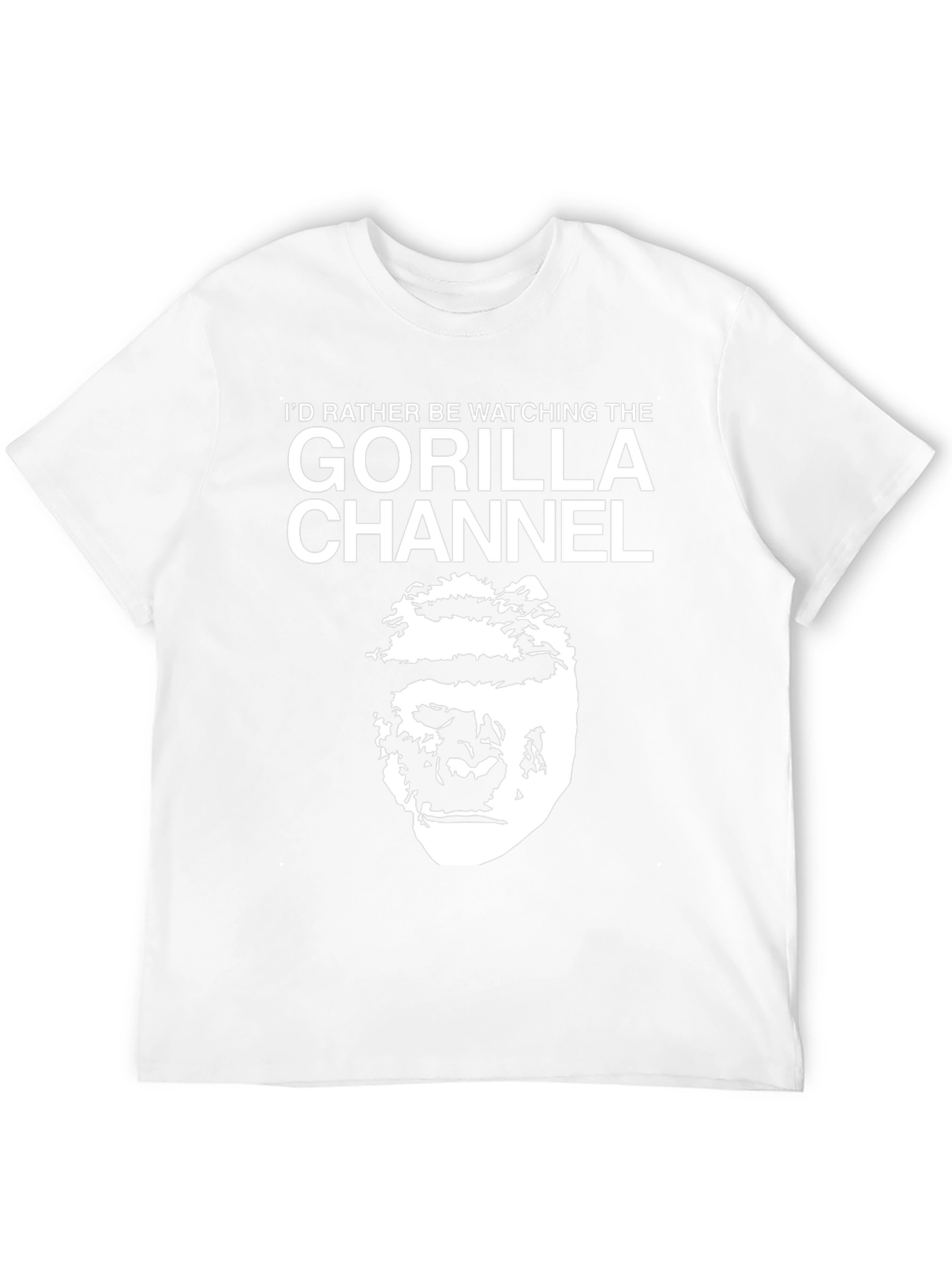 Gorilla Channel Graphic Tee -  Mens Black T-Shirt