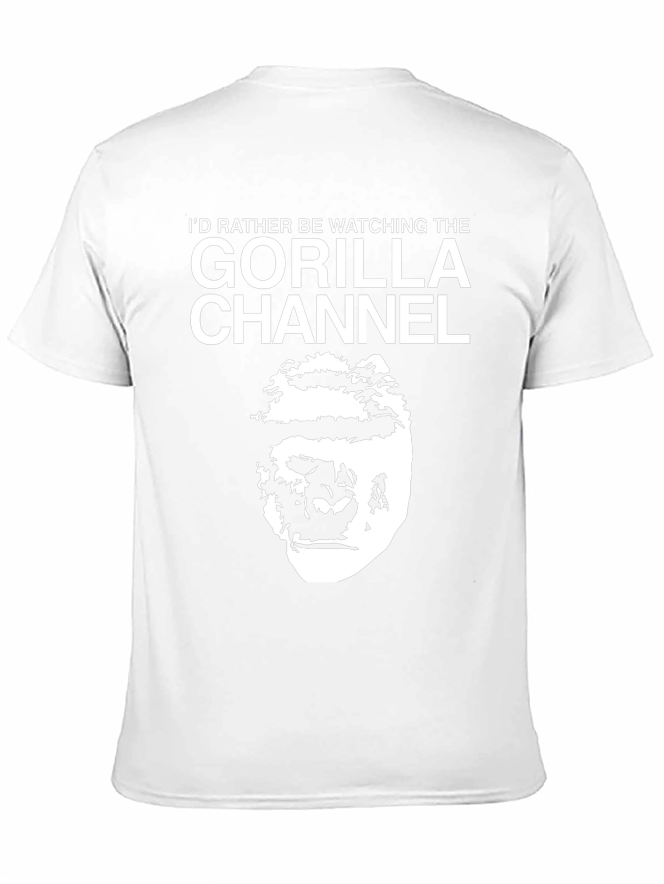 Gorilla Channel Graphic Tee -  Mens Black T-Shirt