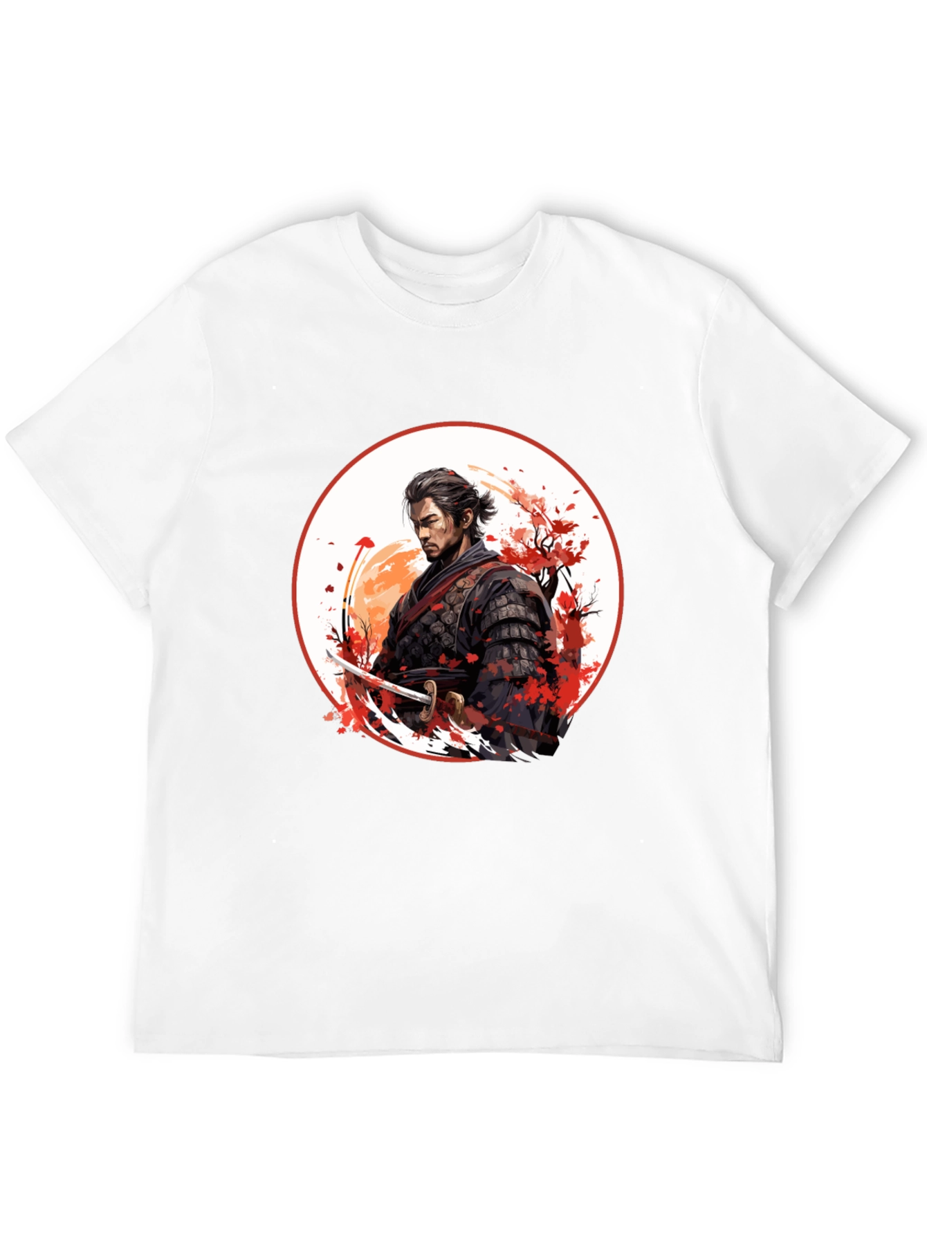 Samurai T-Shirt - Japanese Warrior Design