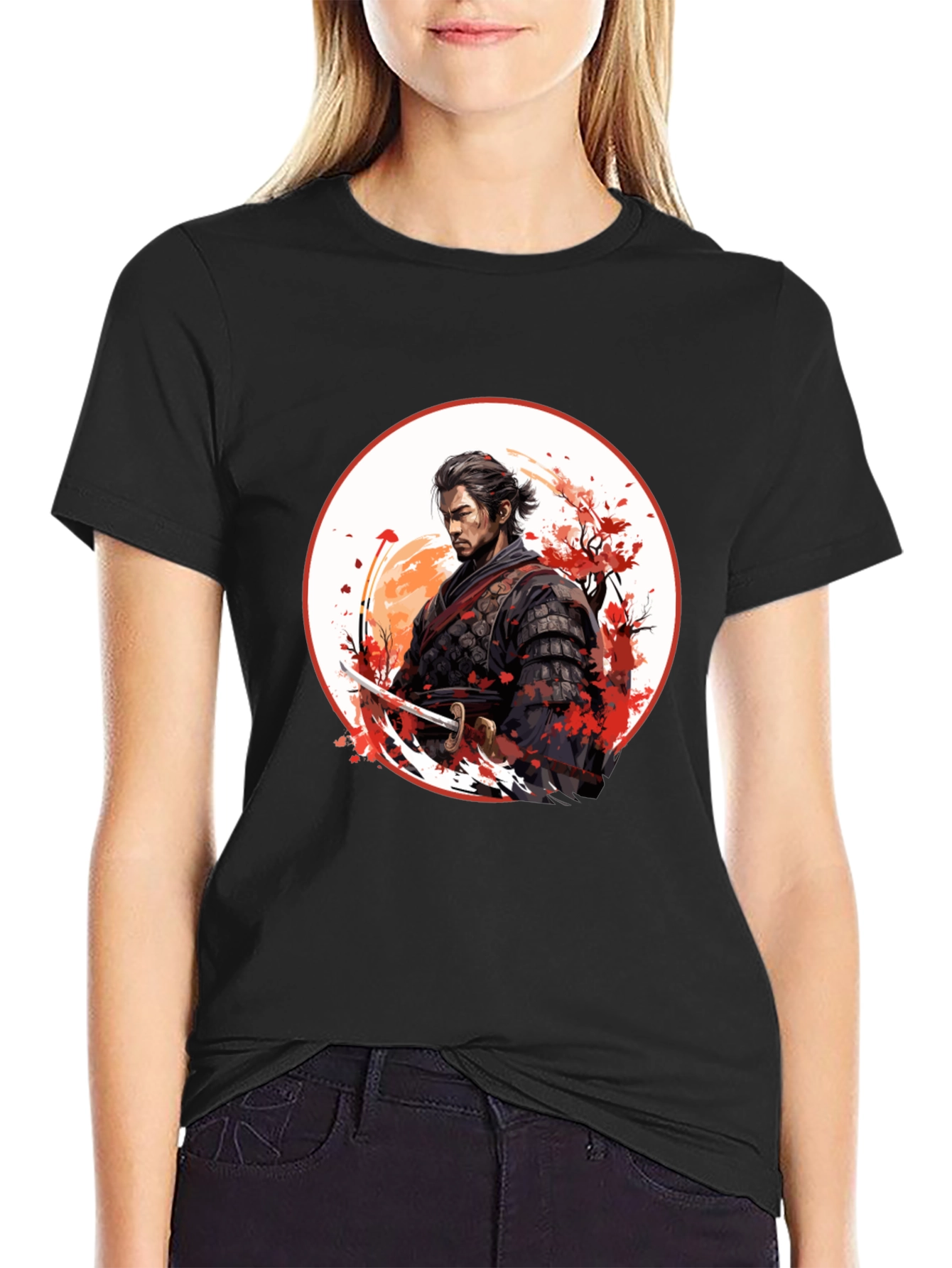 Samurai T-Shirt - Japanese Warrior Design