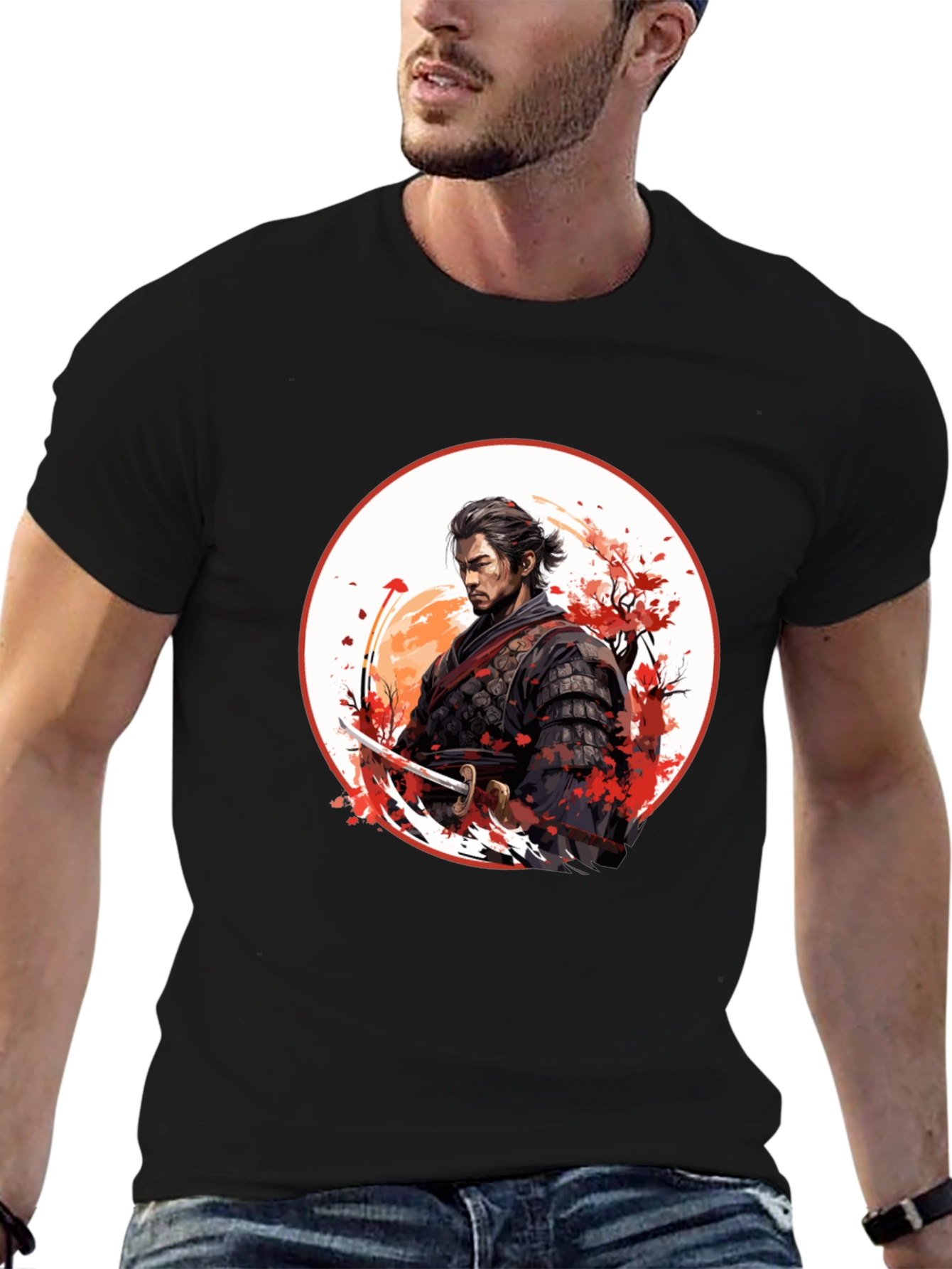 Samurai T-Shirt - Japanese Warrior Design