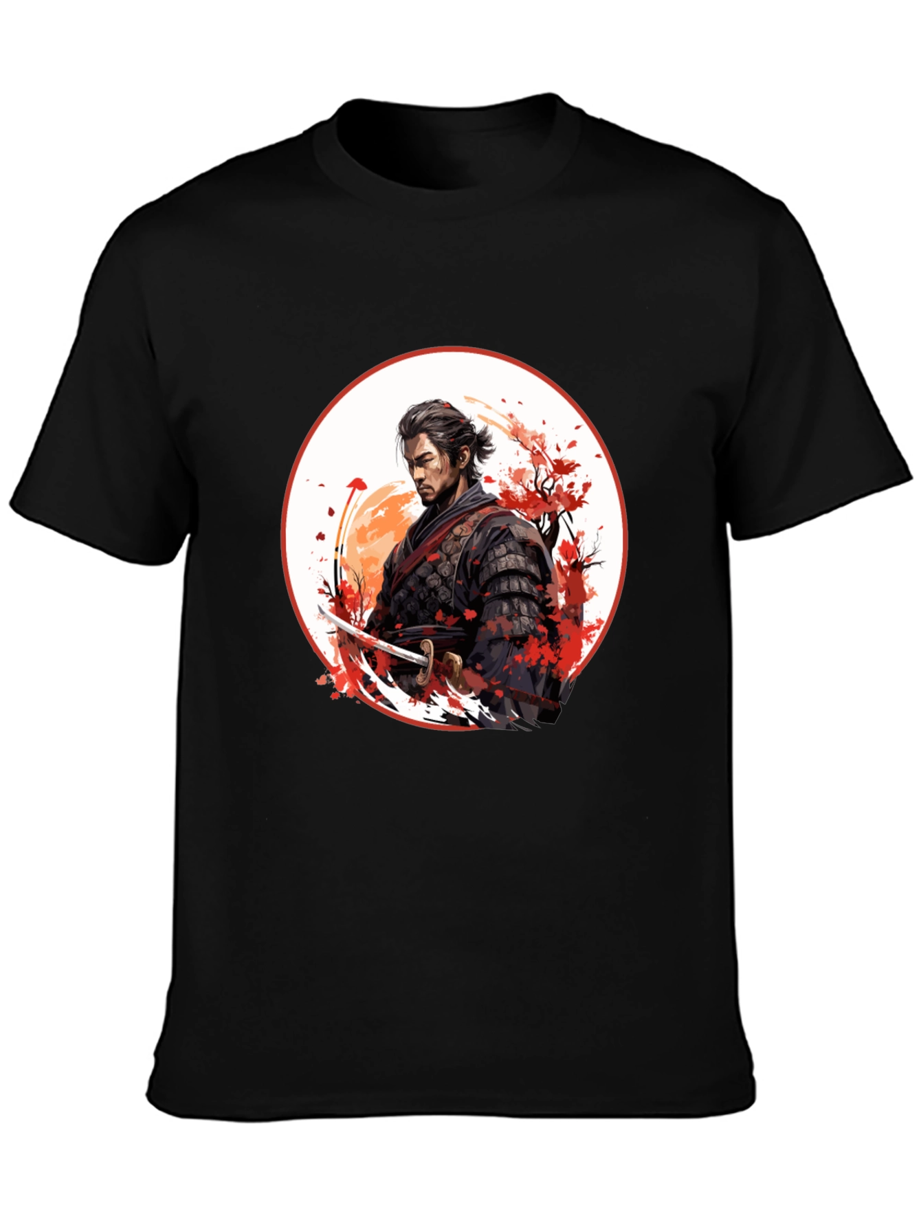 Samurai T-Shirt - Japanese Warrior Design