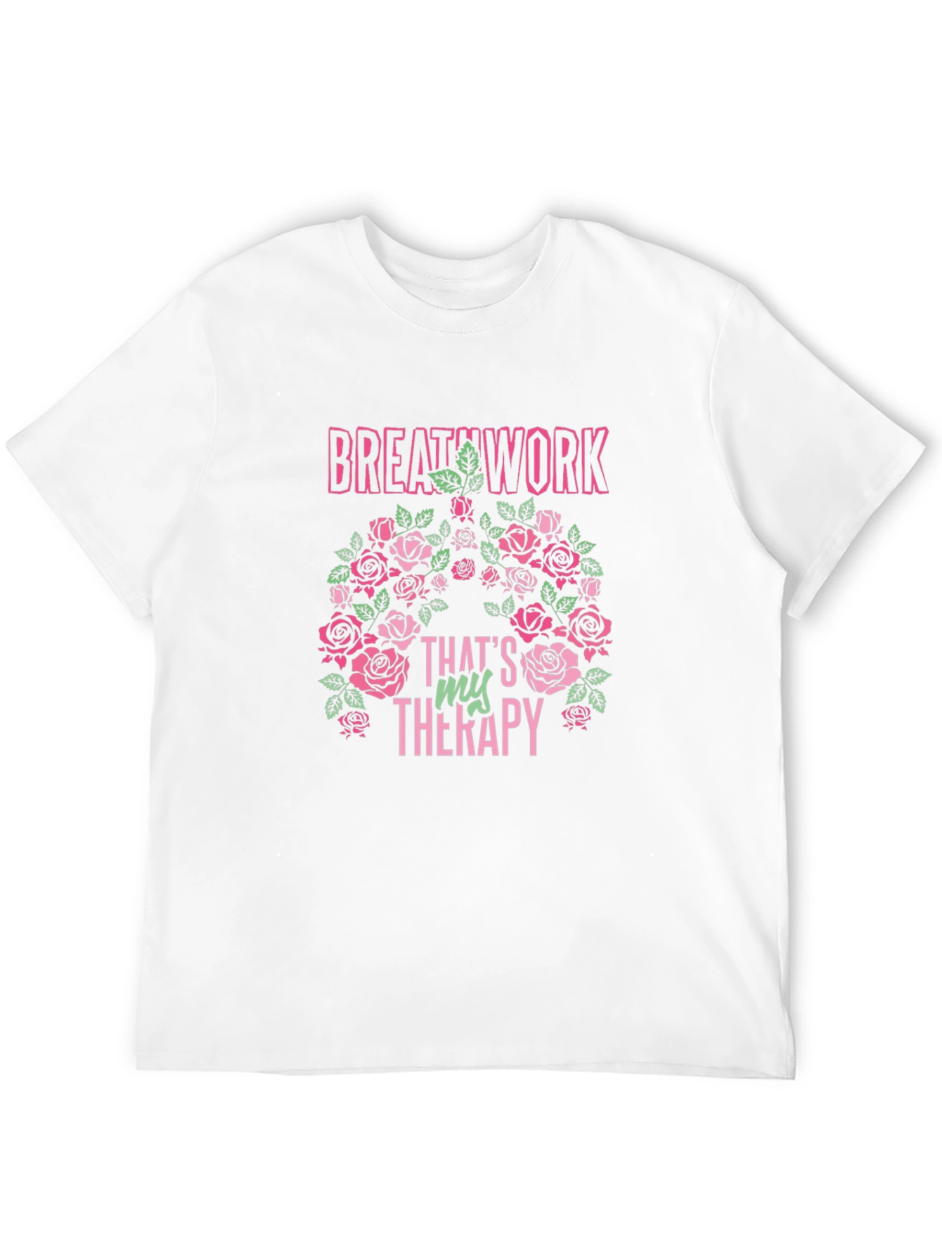 Breathwork Therapy Rose Graphic Tee